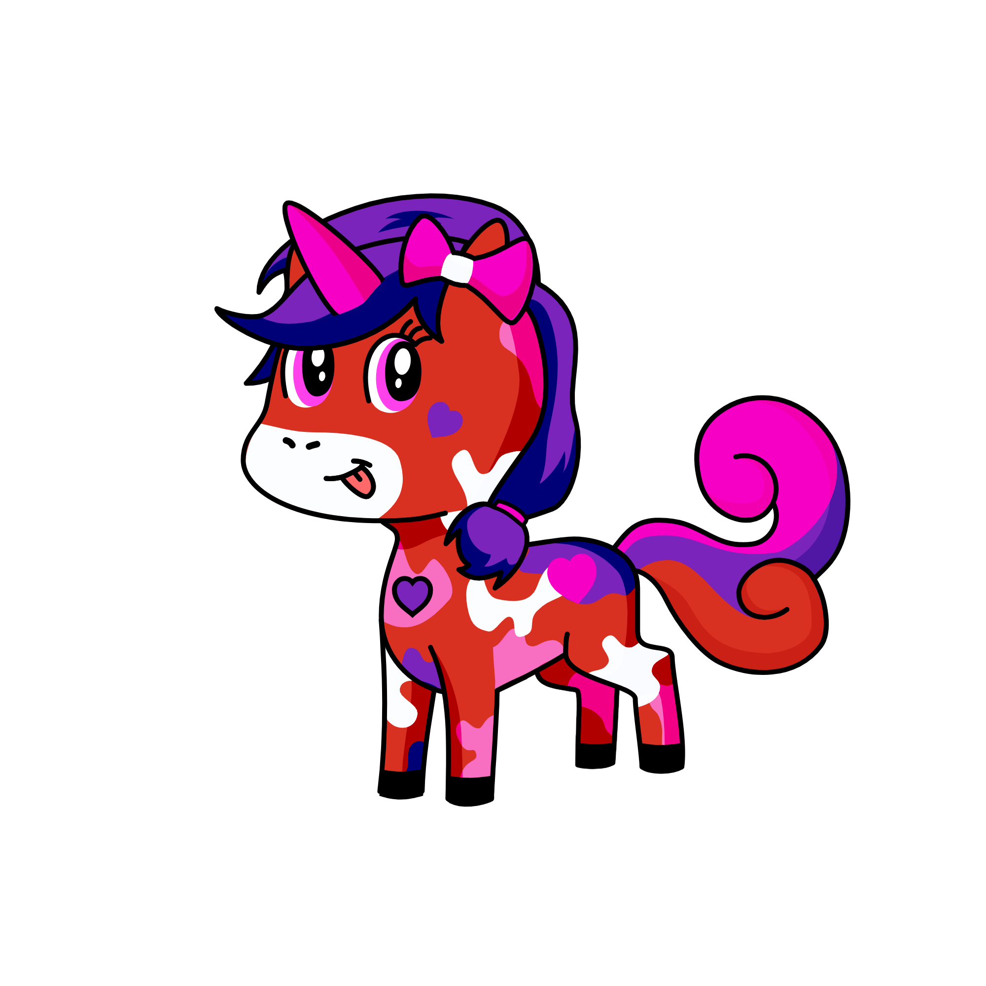 Love Heart, the unicorn