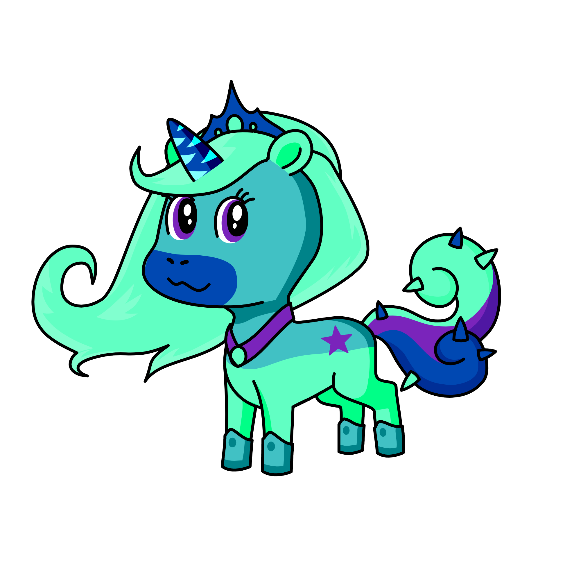 Snowy Snowflake , the unicorn