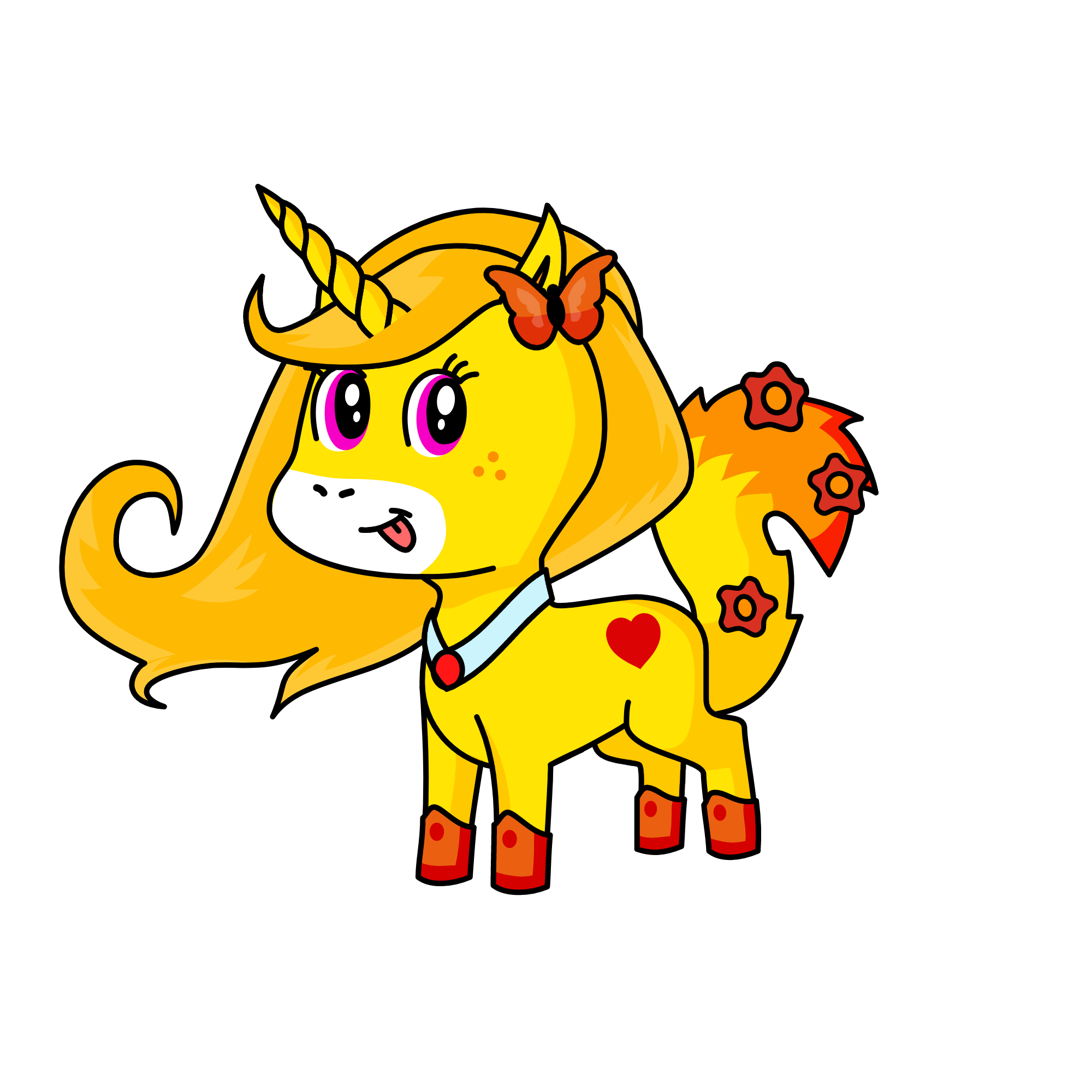 Sunny, the unicorn
