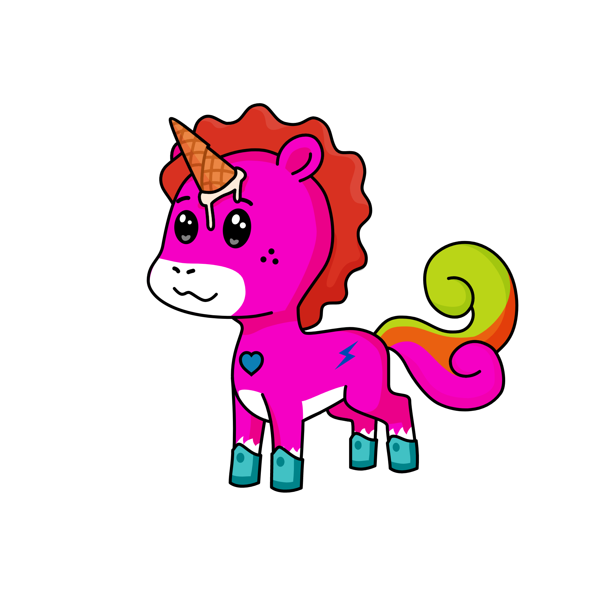 bla bla bla, the unicorn