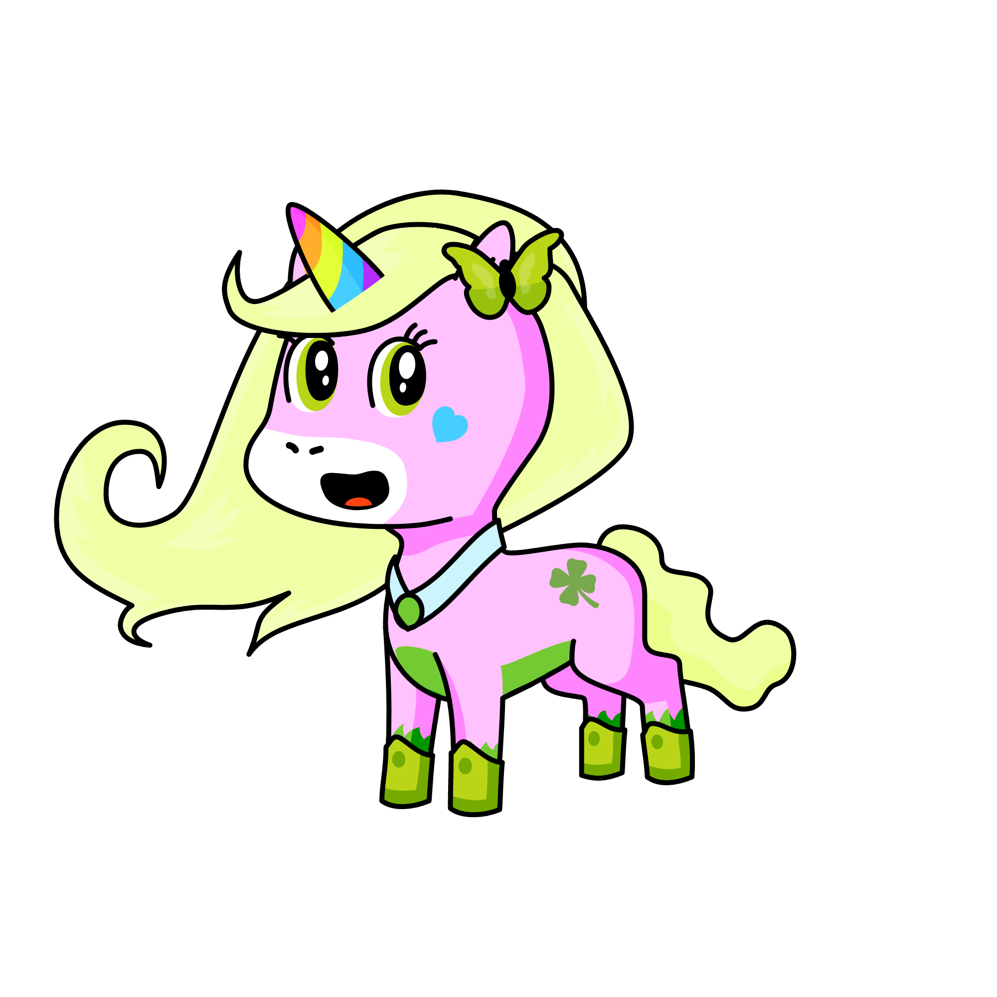 Spring, the unicorn