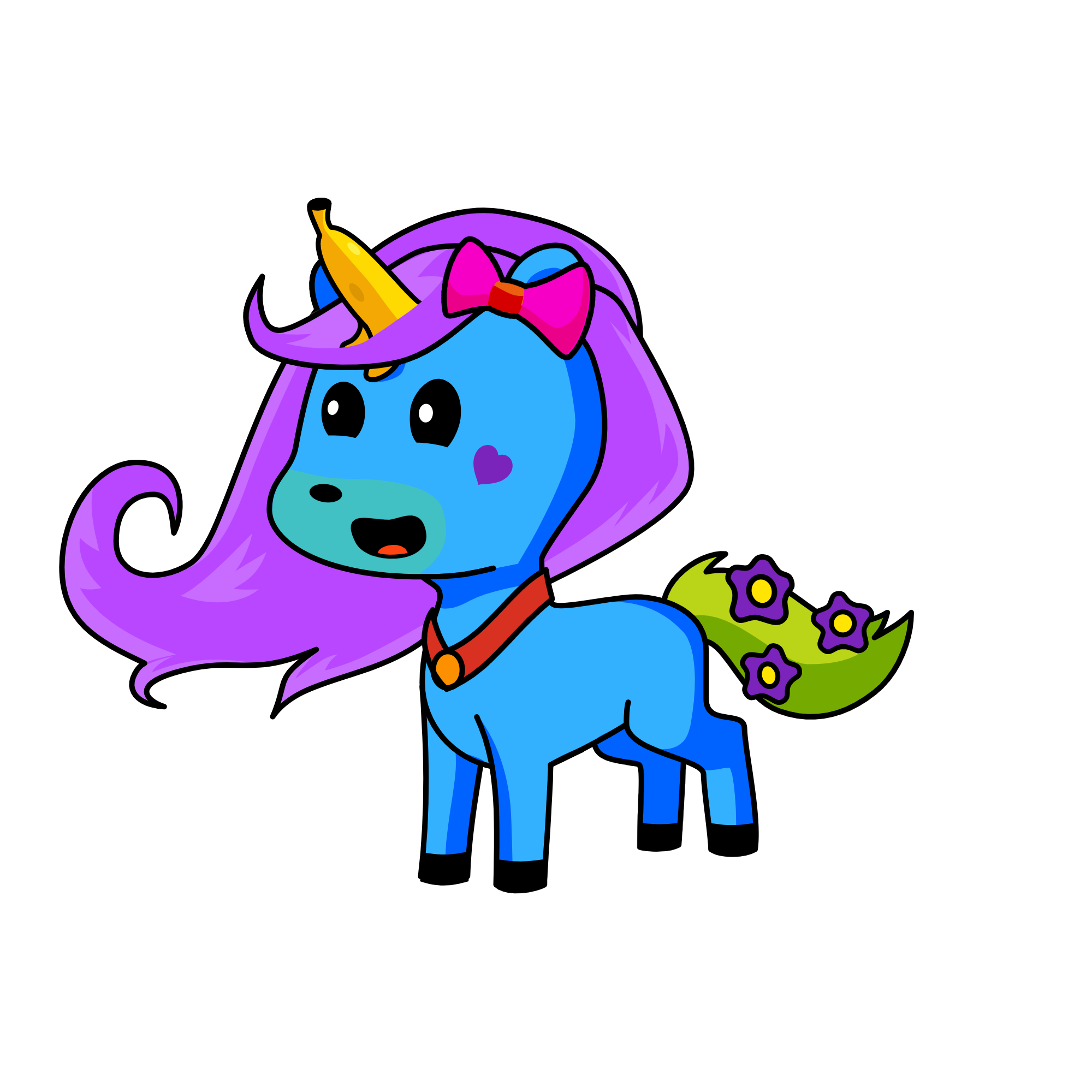 banana unicorne, the unicorn