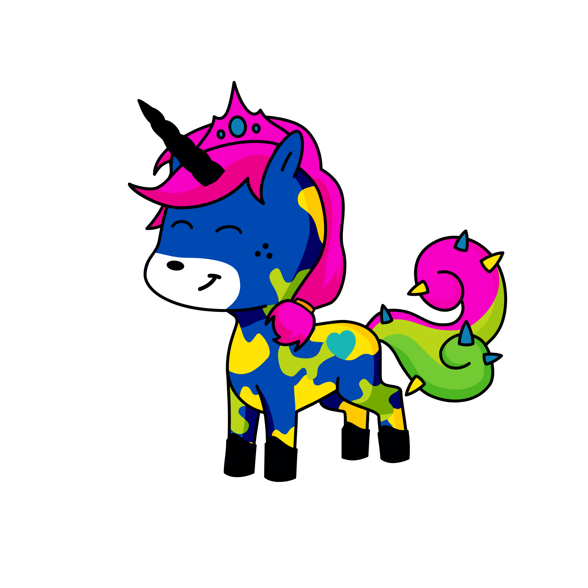 e, the unicorn