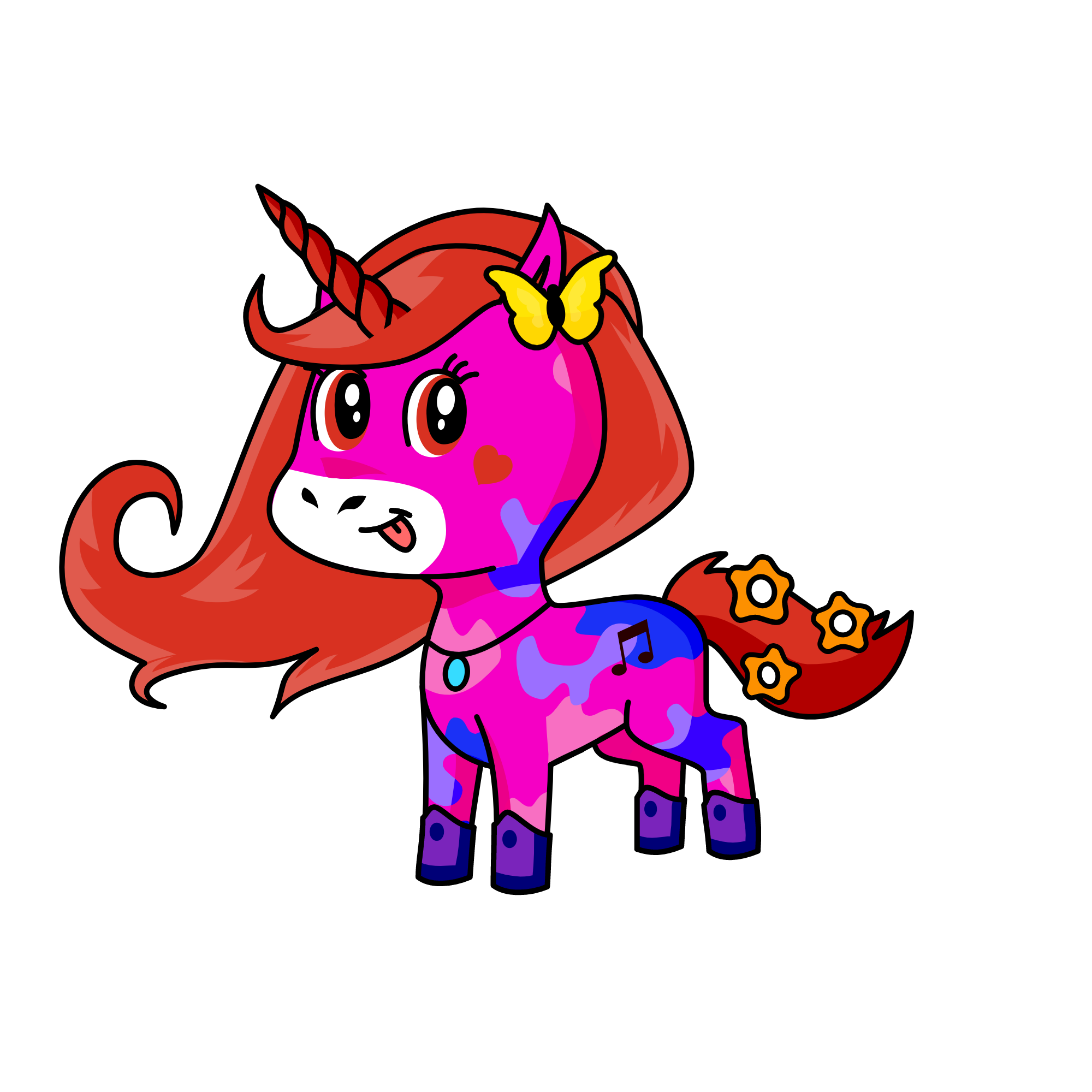 Butterfly, the unicorn