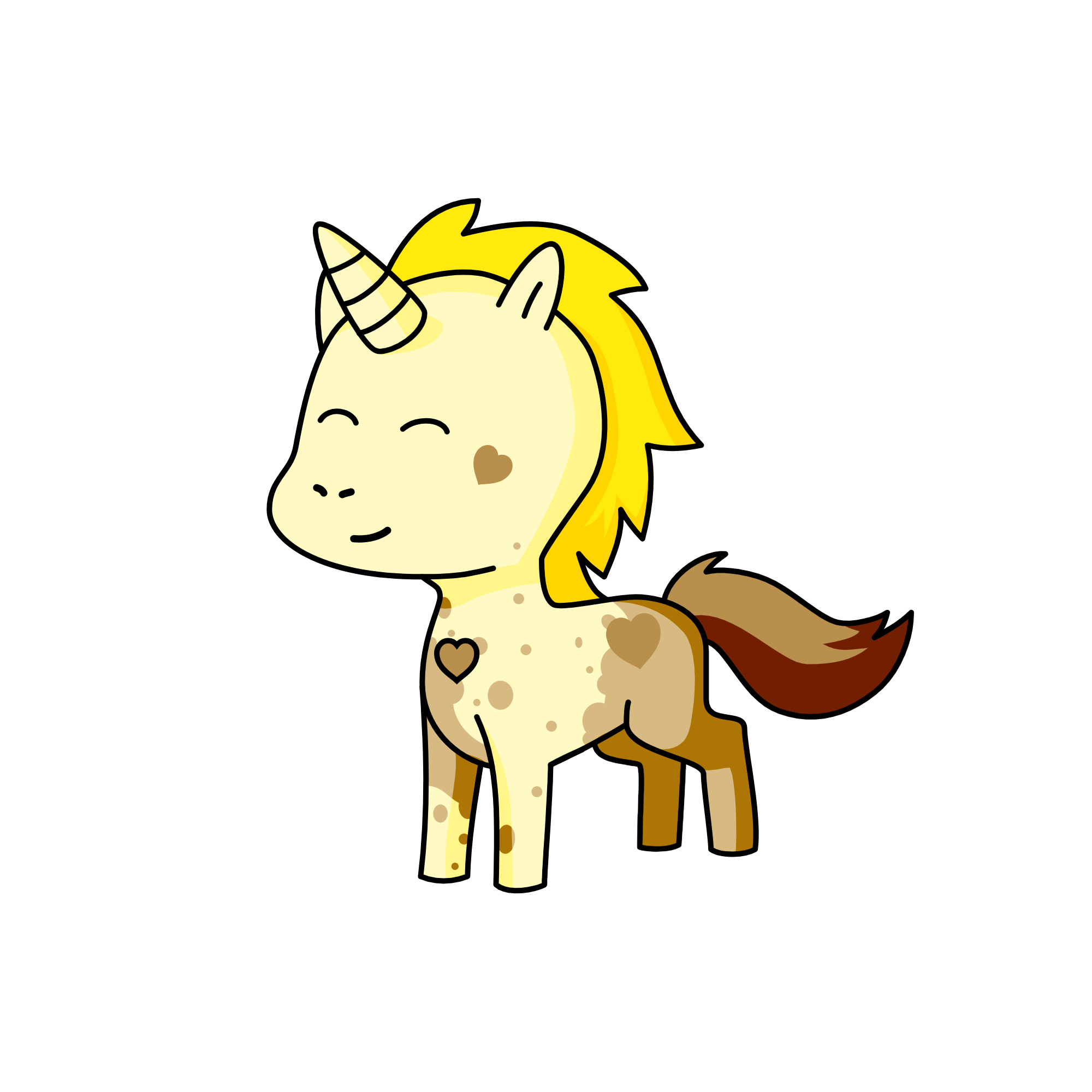 💛 pudin 🍮, the unicorn