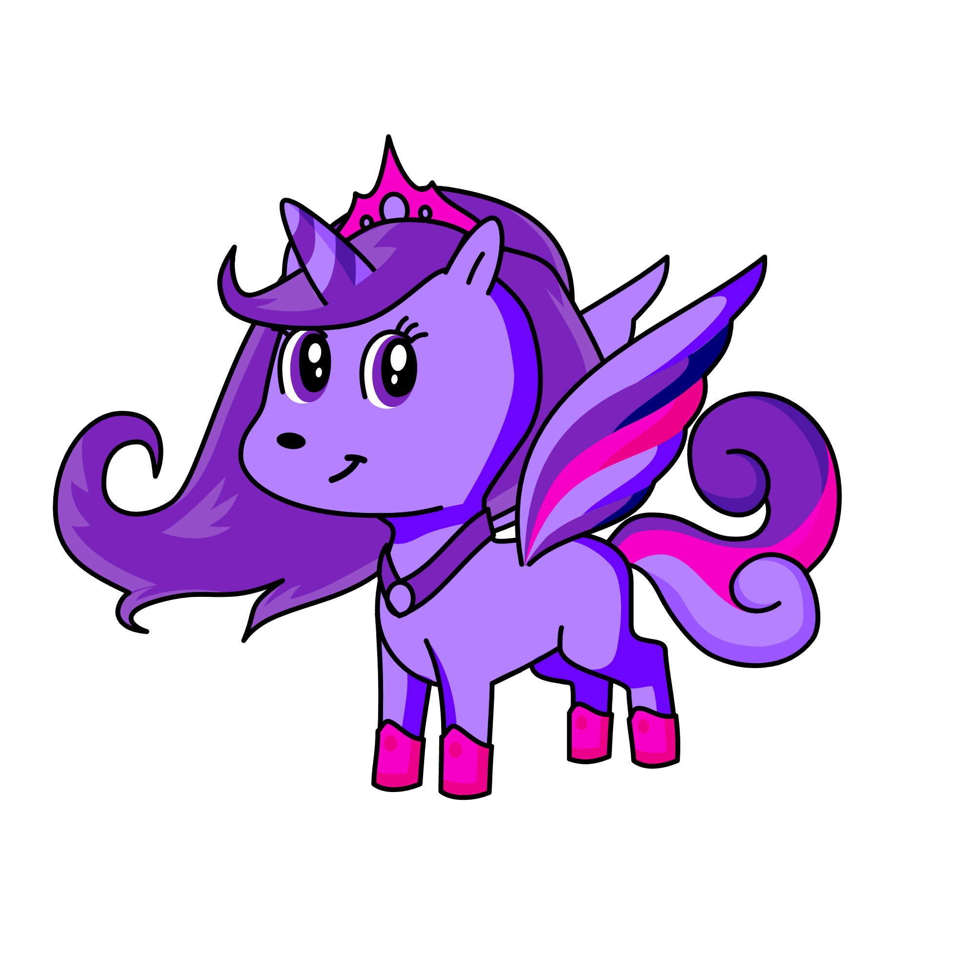 Melody, the unicorn