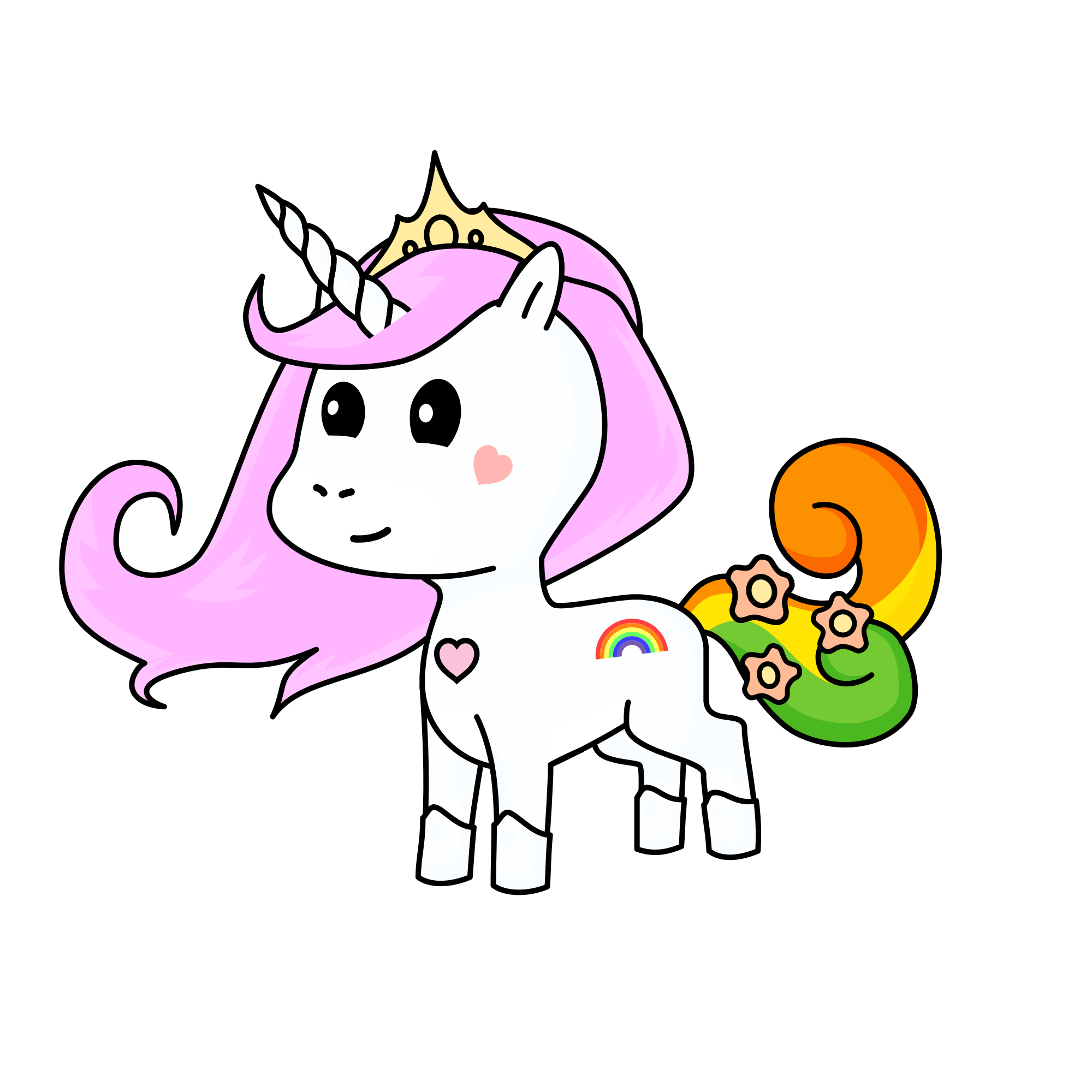 Magenta, the unicorn