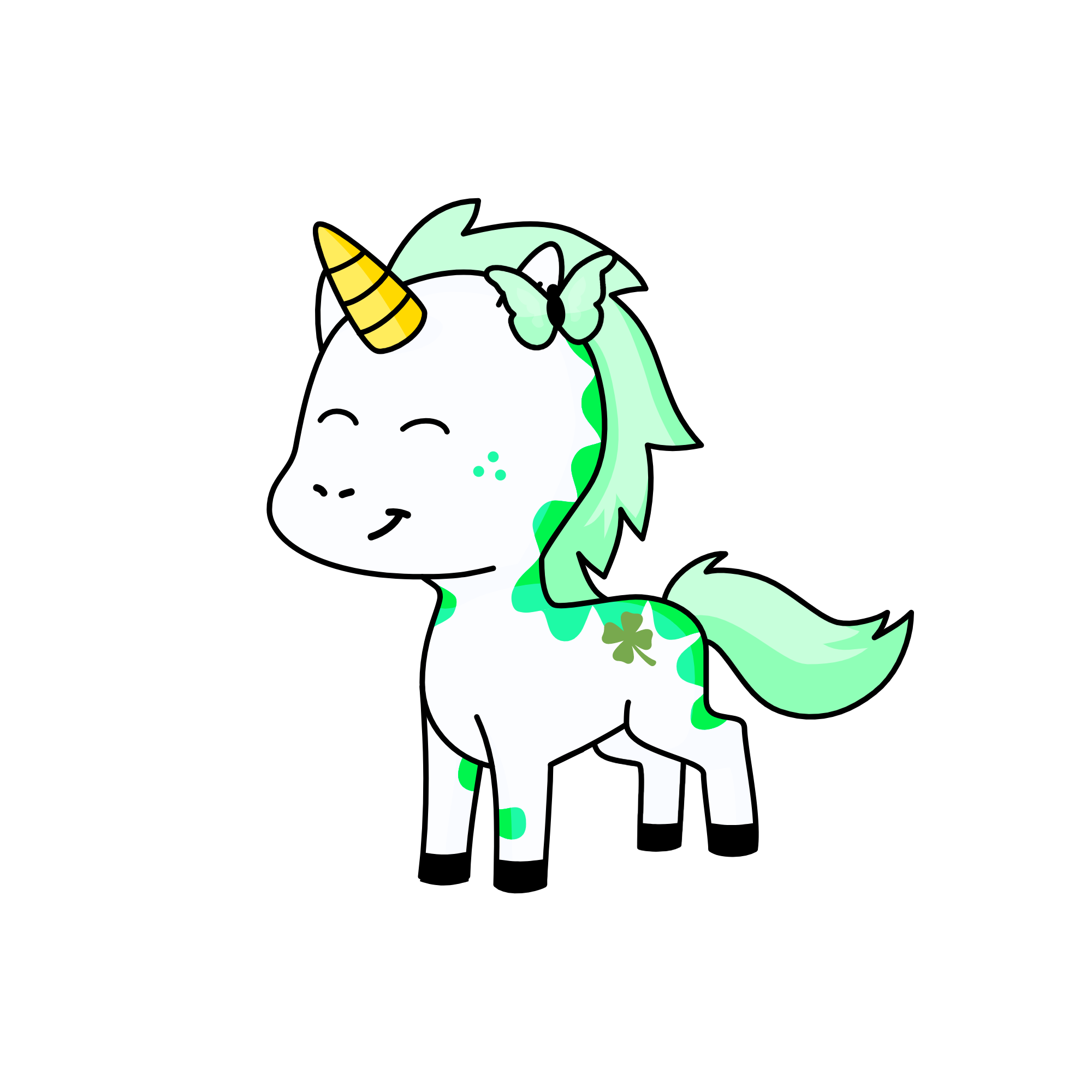 🍀 Lucky 🍀, the unicorn