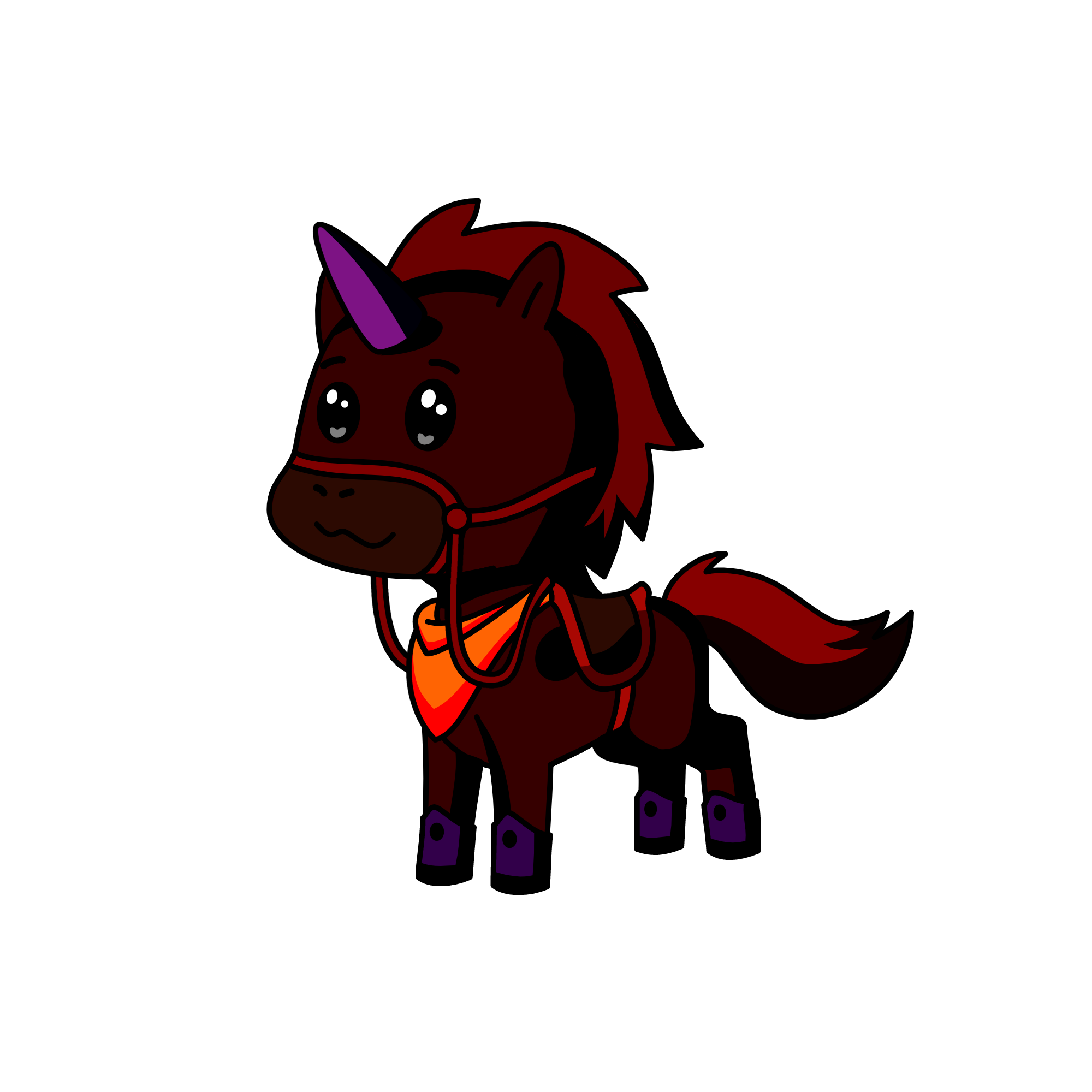 Negro, the unicorn