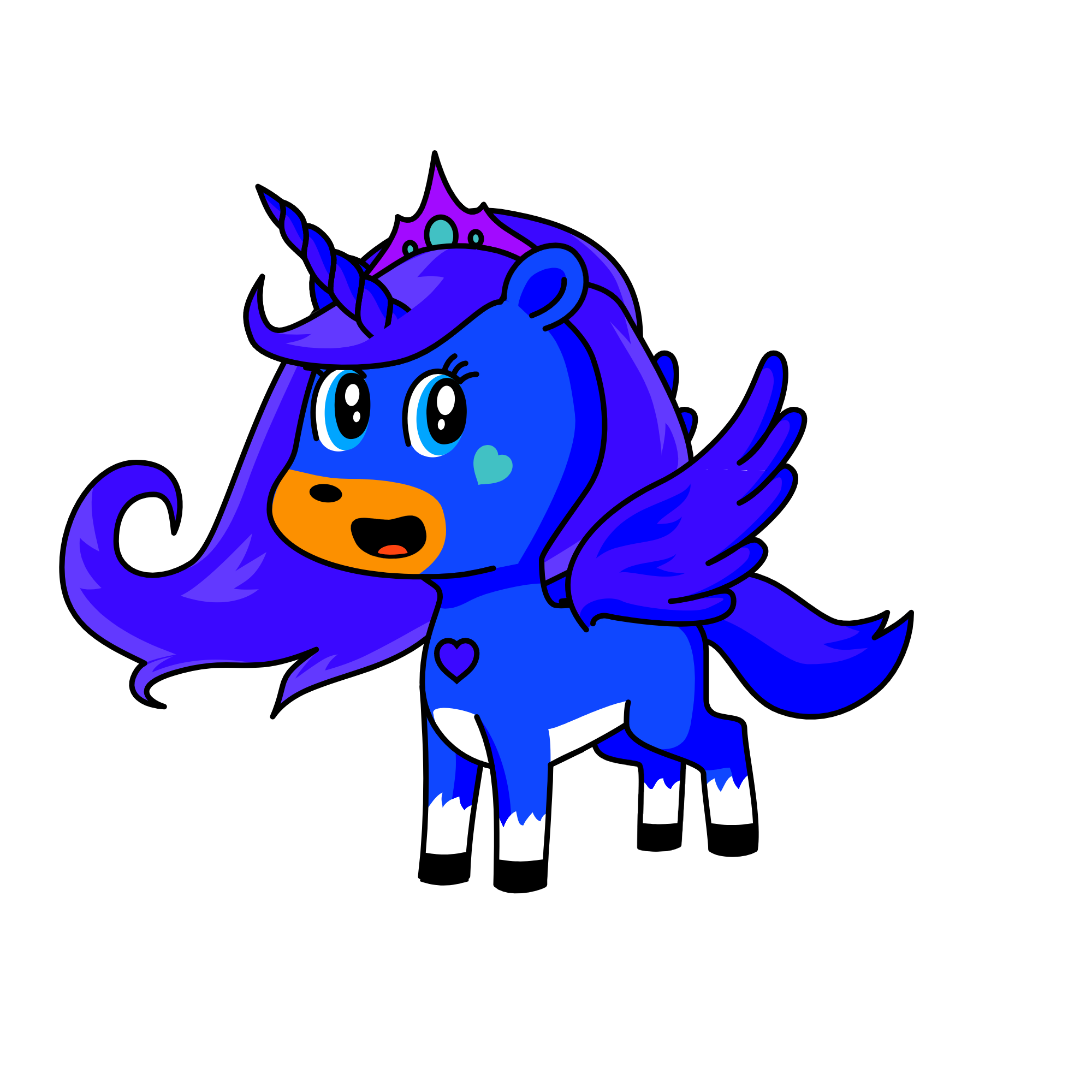 Lunaestelar, the unicorn