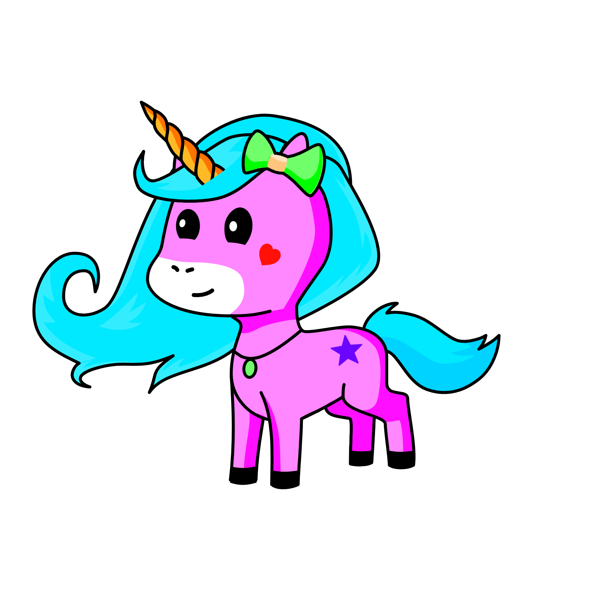 Snowy, the unicorn