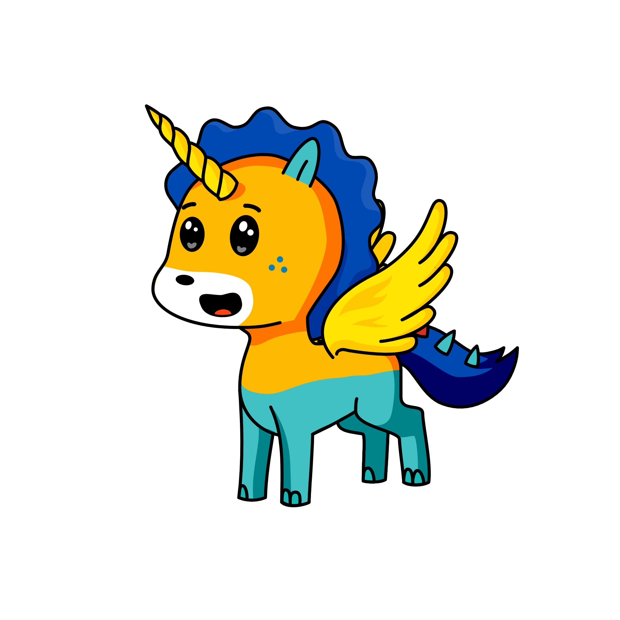 Pegasito, the unicorn