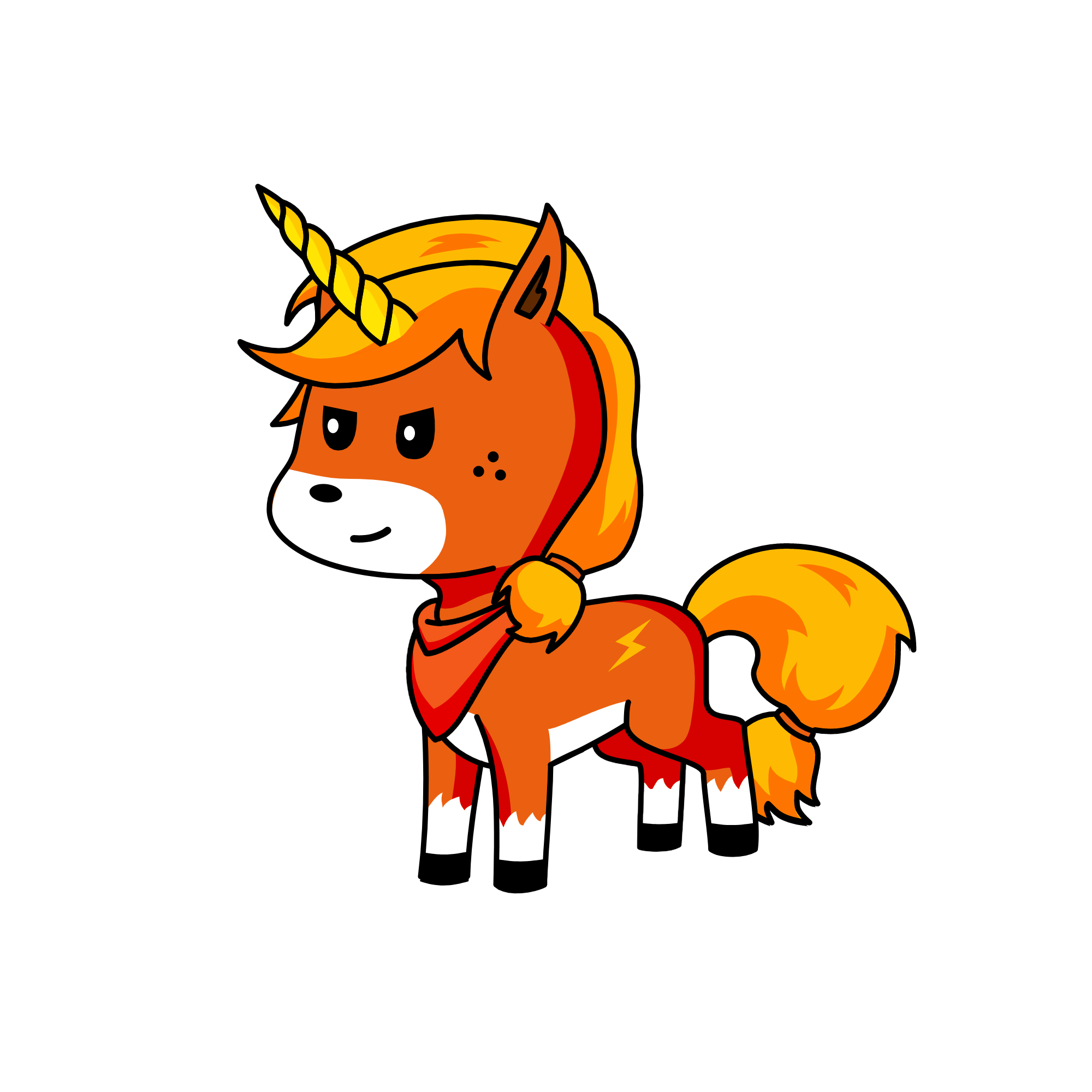 Foxy, the unicorn