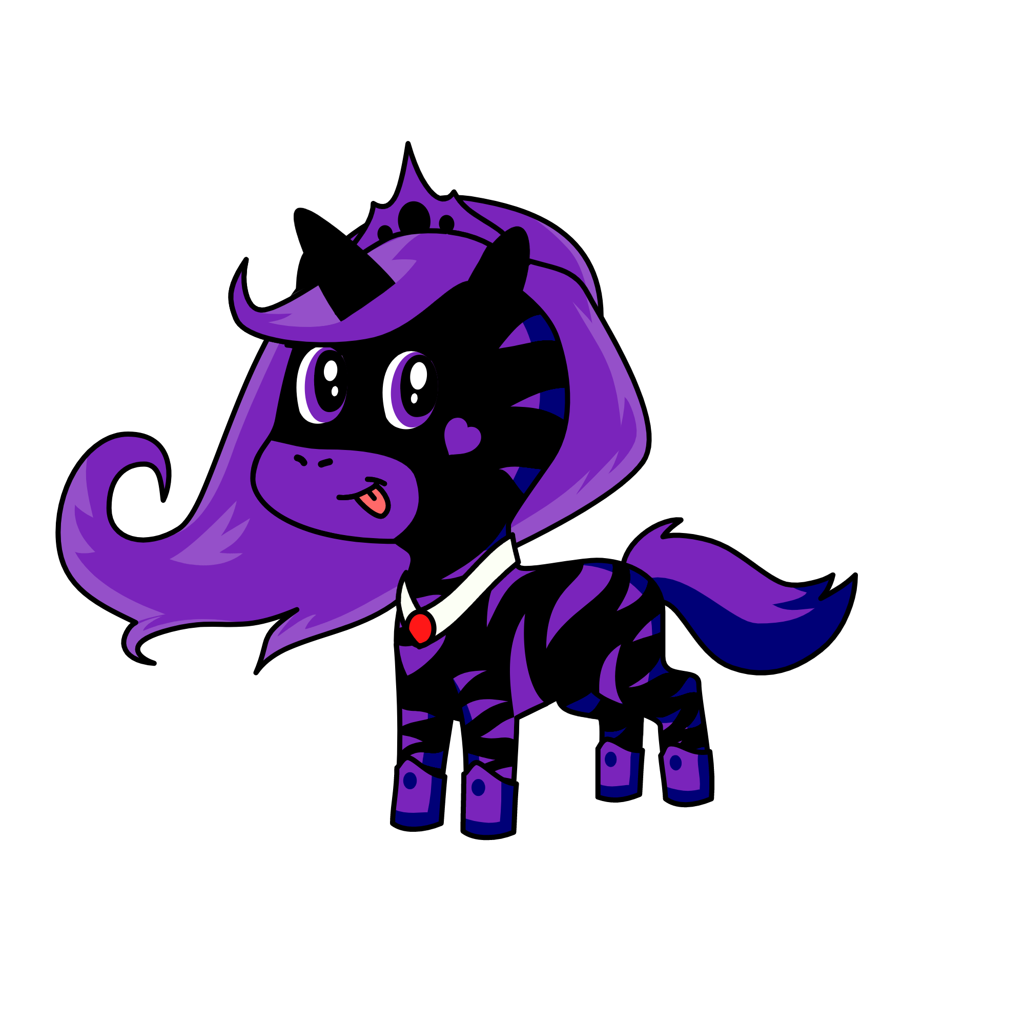 black princess, the unicorn