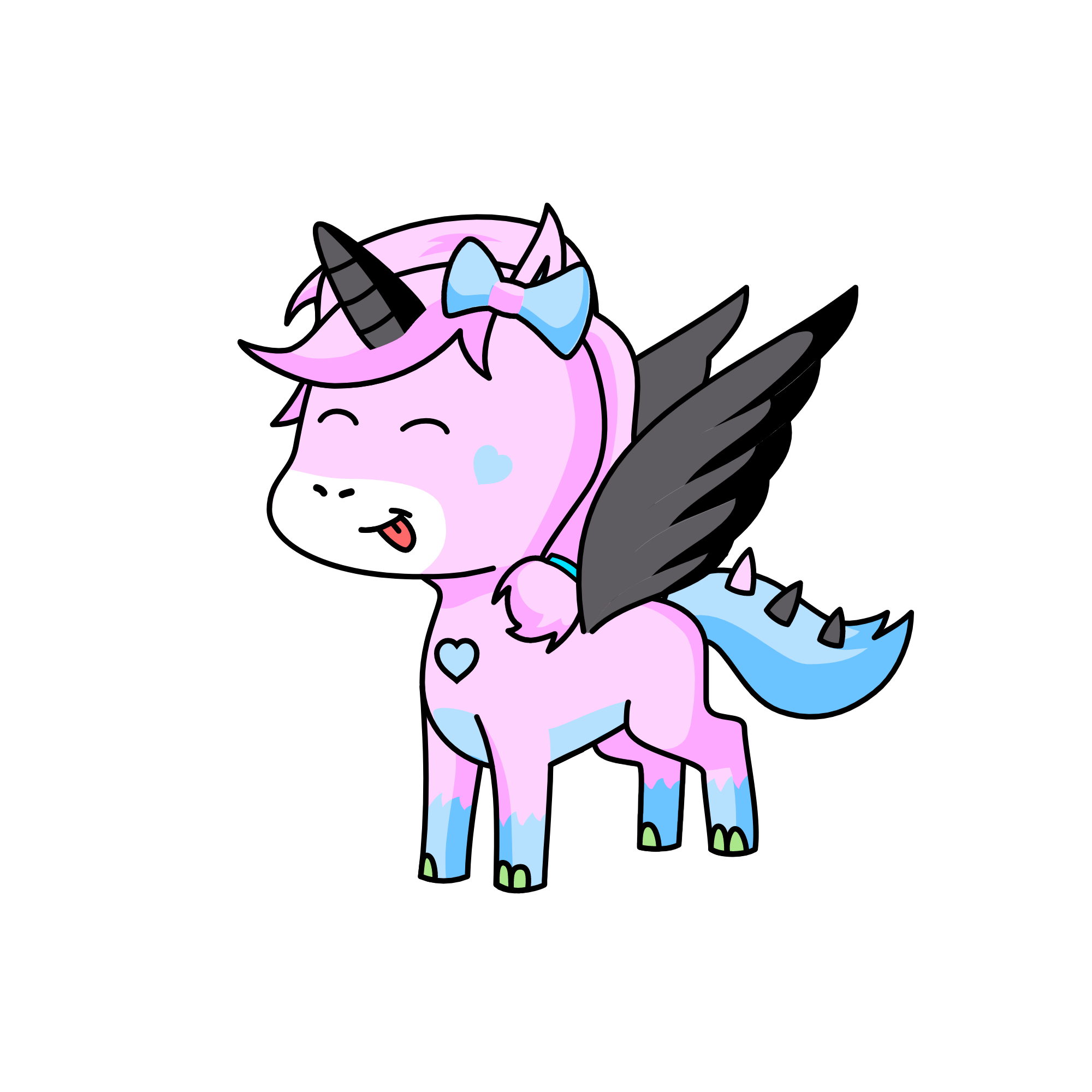 🍬 bubble bat 🍭, the unicorn