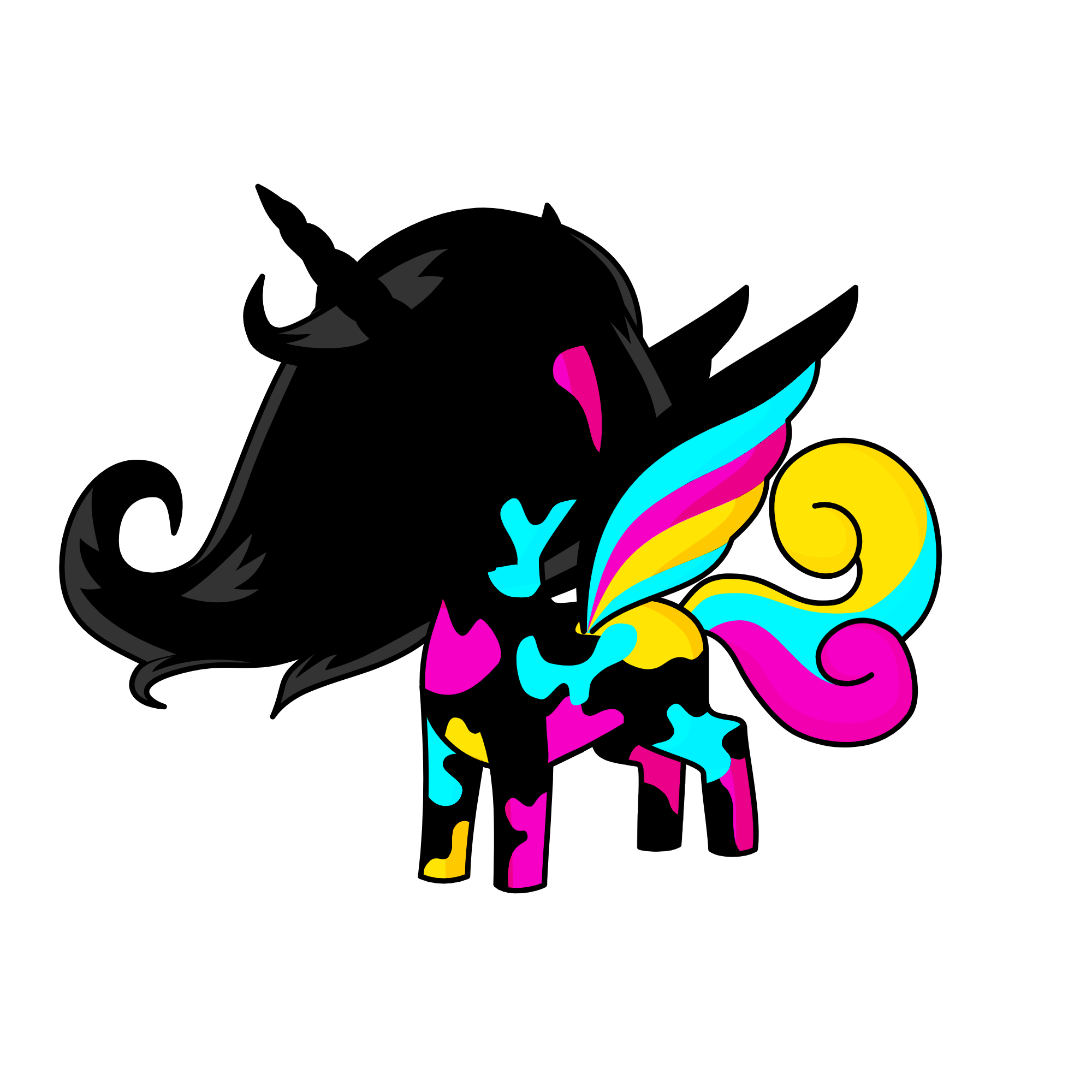 Easter, the unicorn