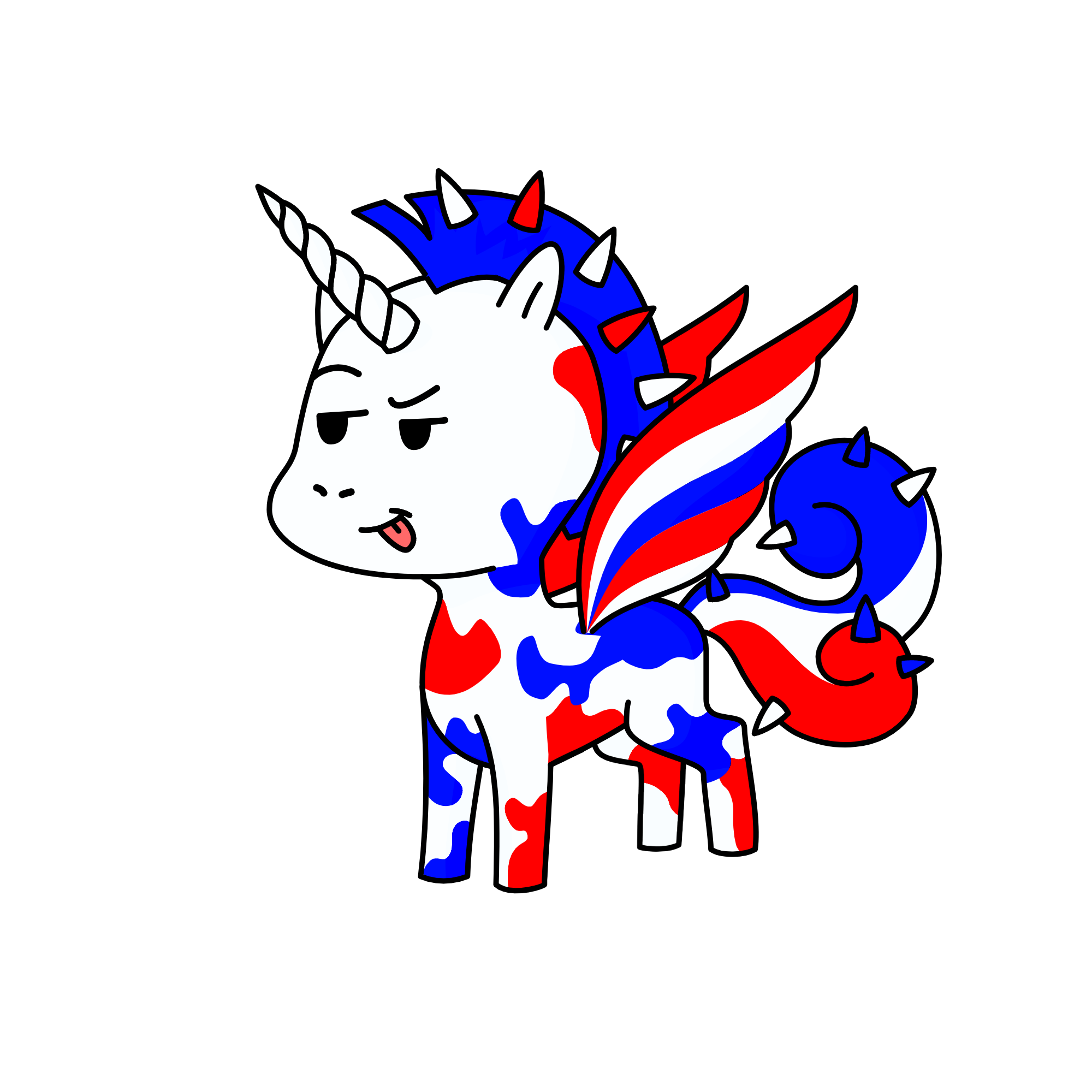 America (a legend), the unicorn