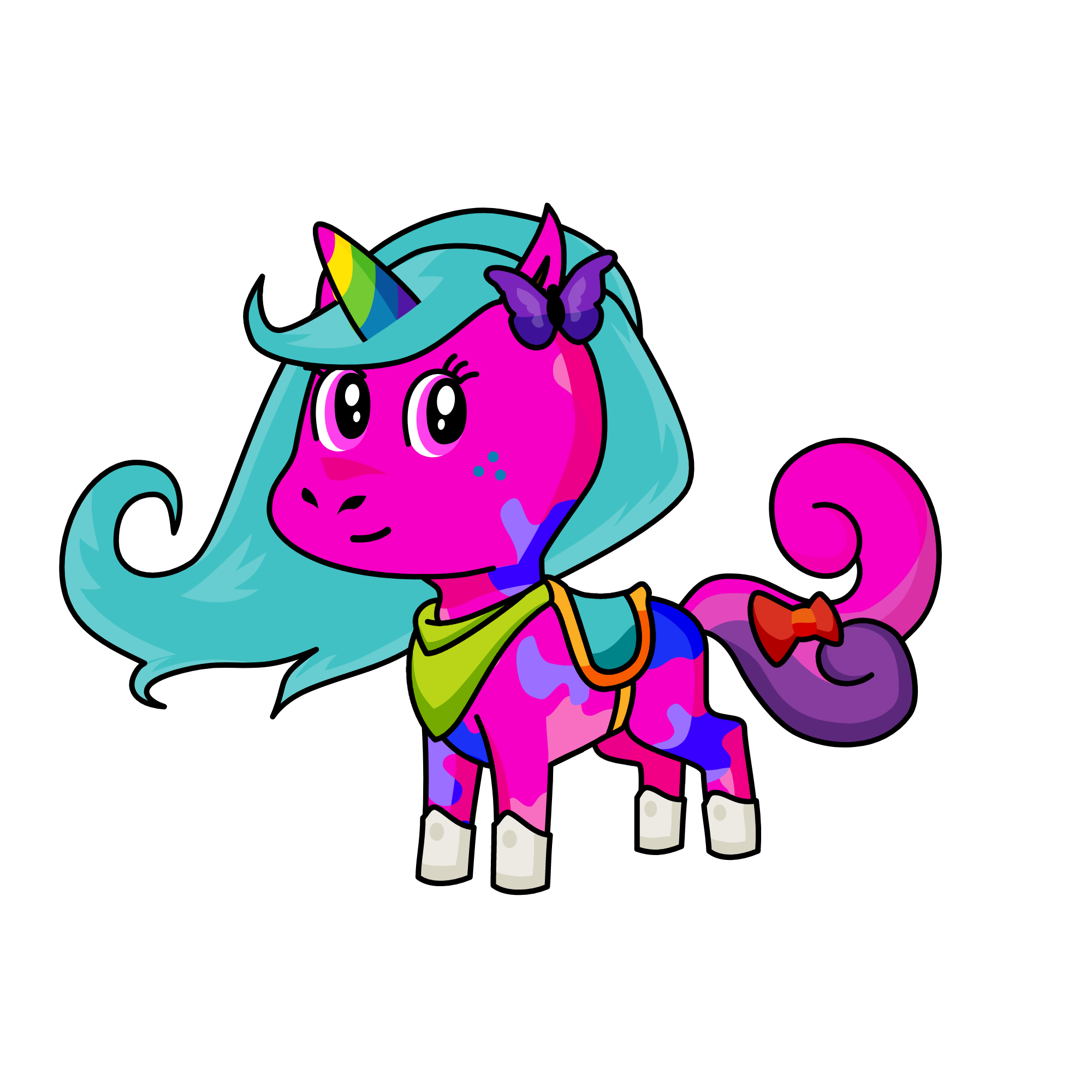 პონი ფონი, the unicorn