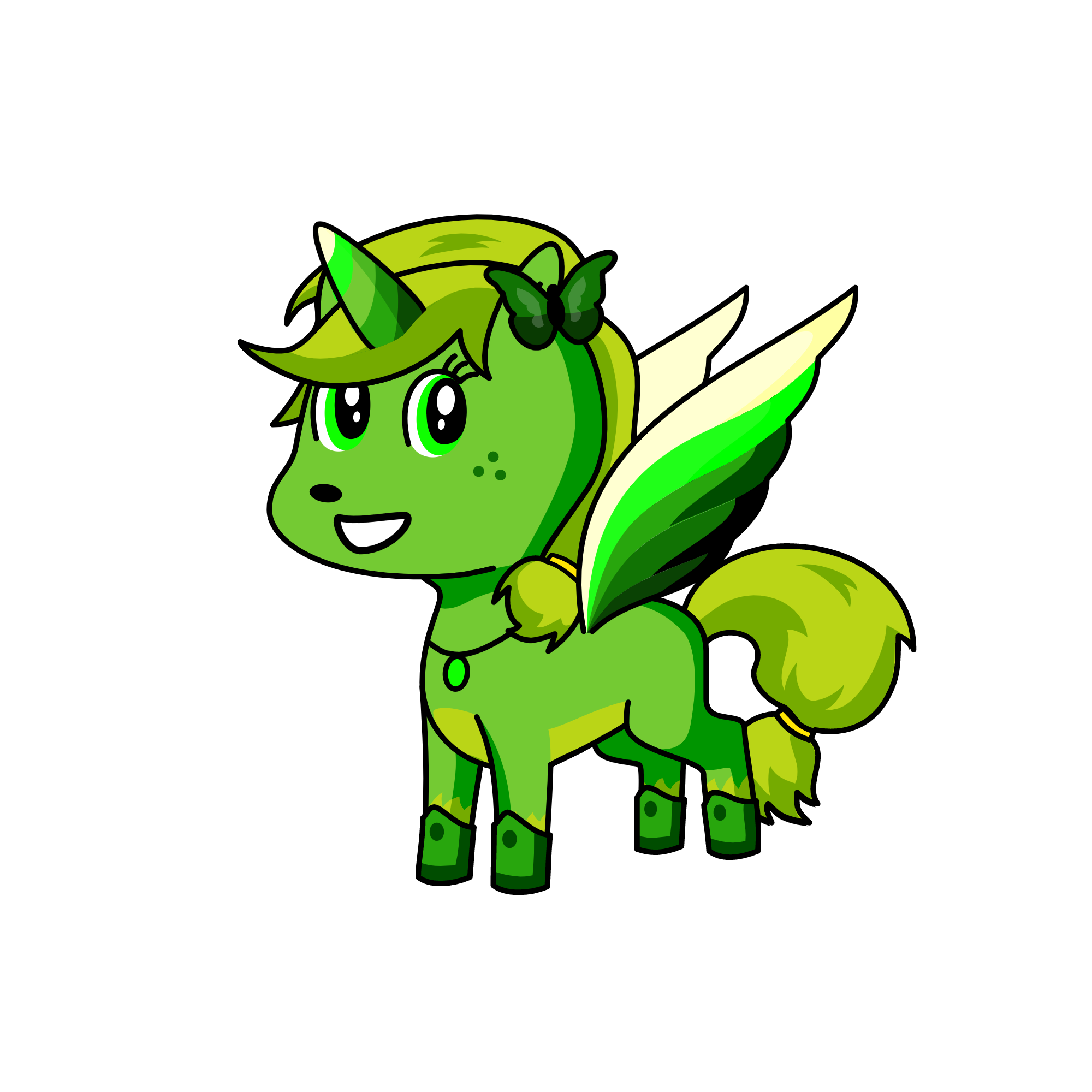 greena, the unicorn