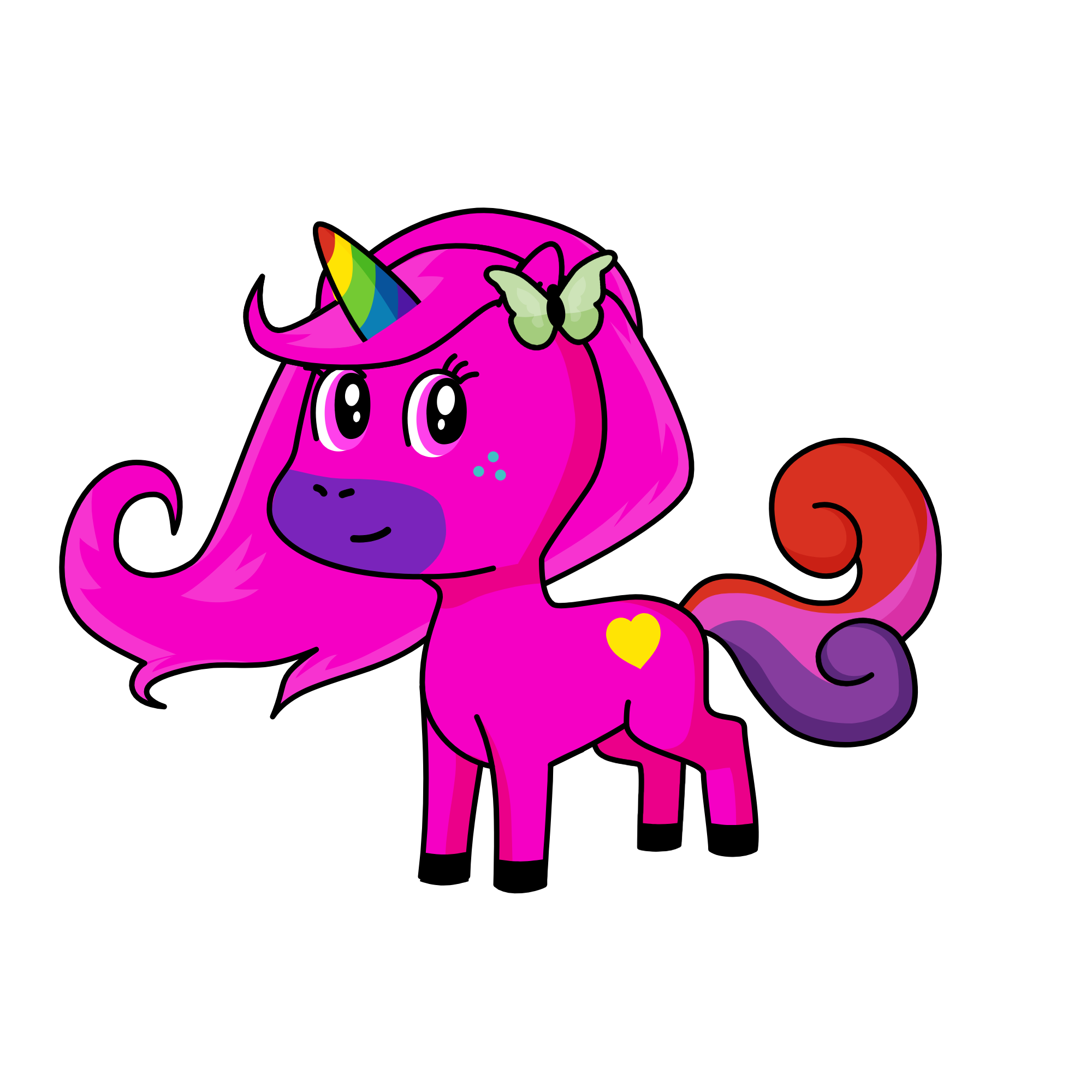 Buterfly, the unicorn