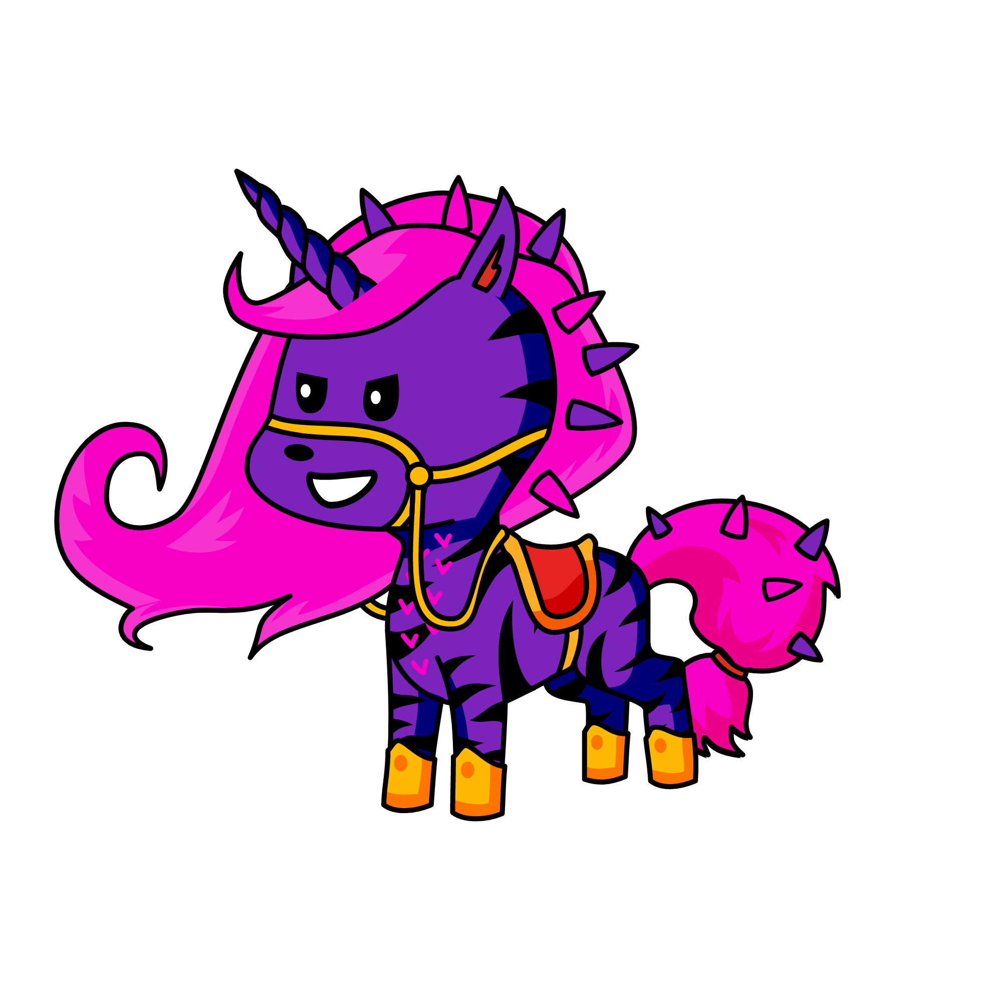 Spikes, the unicorn