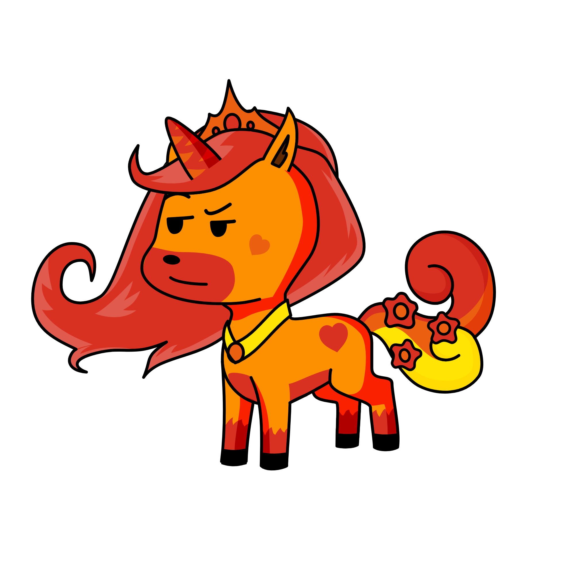 lava quean, the unicorn