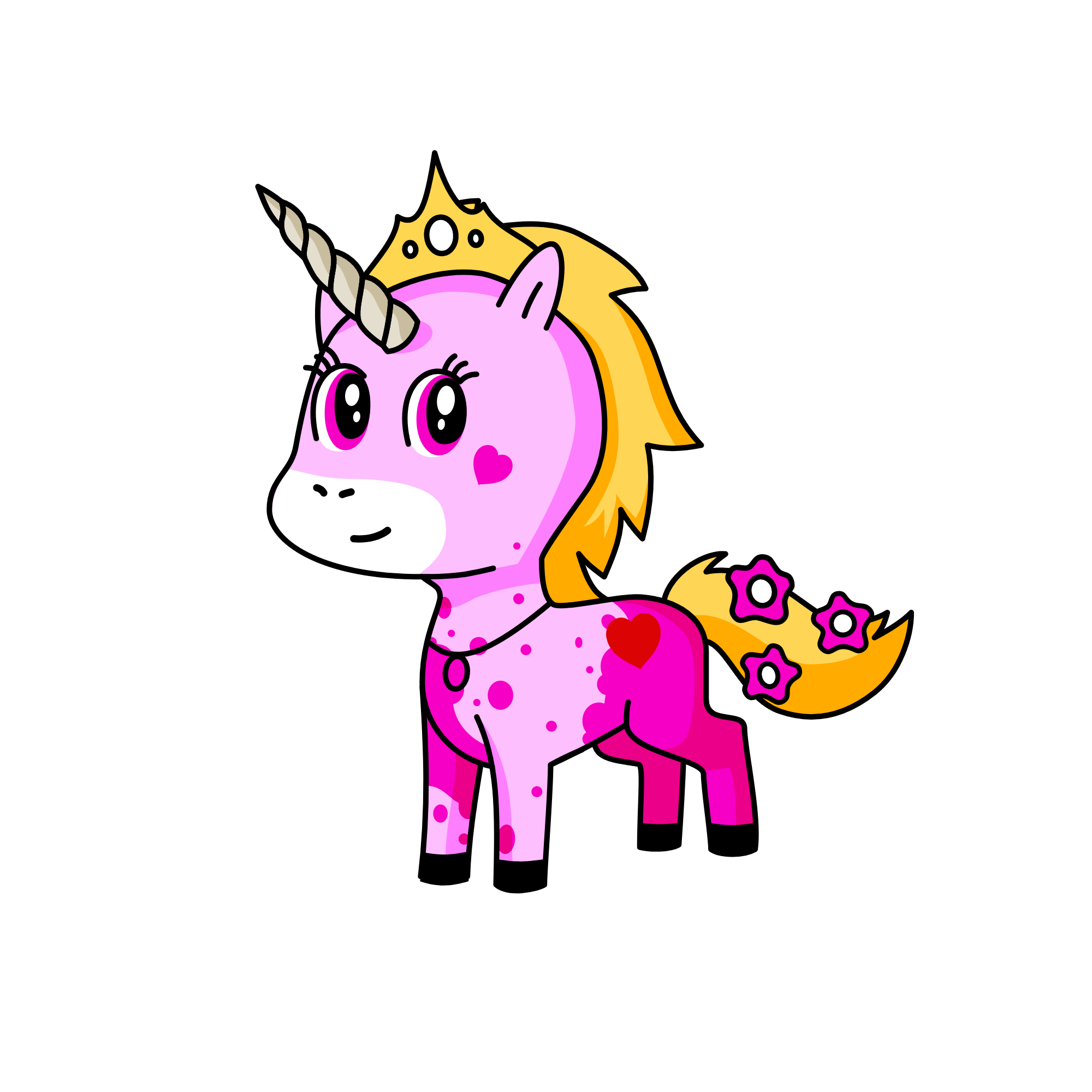 pinky, the unicorn