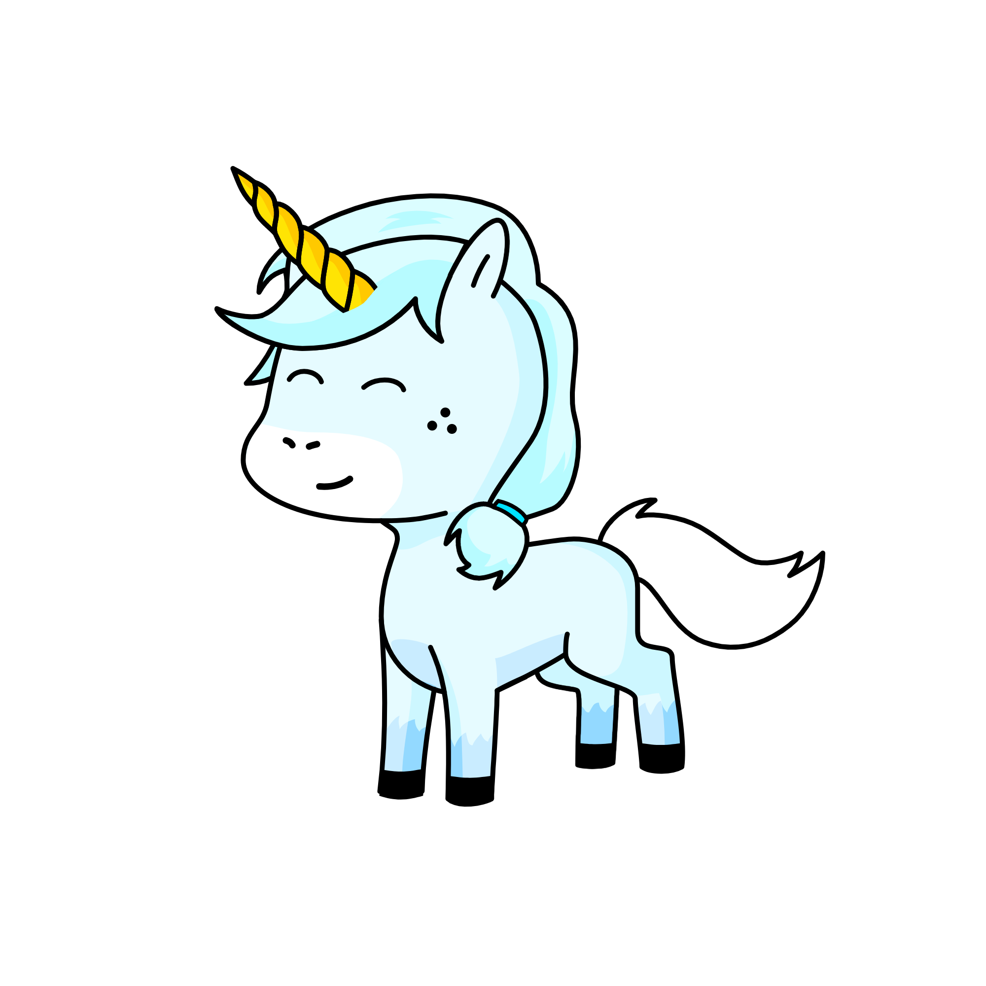 Winter, the unicorn