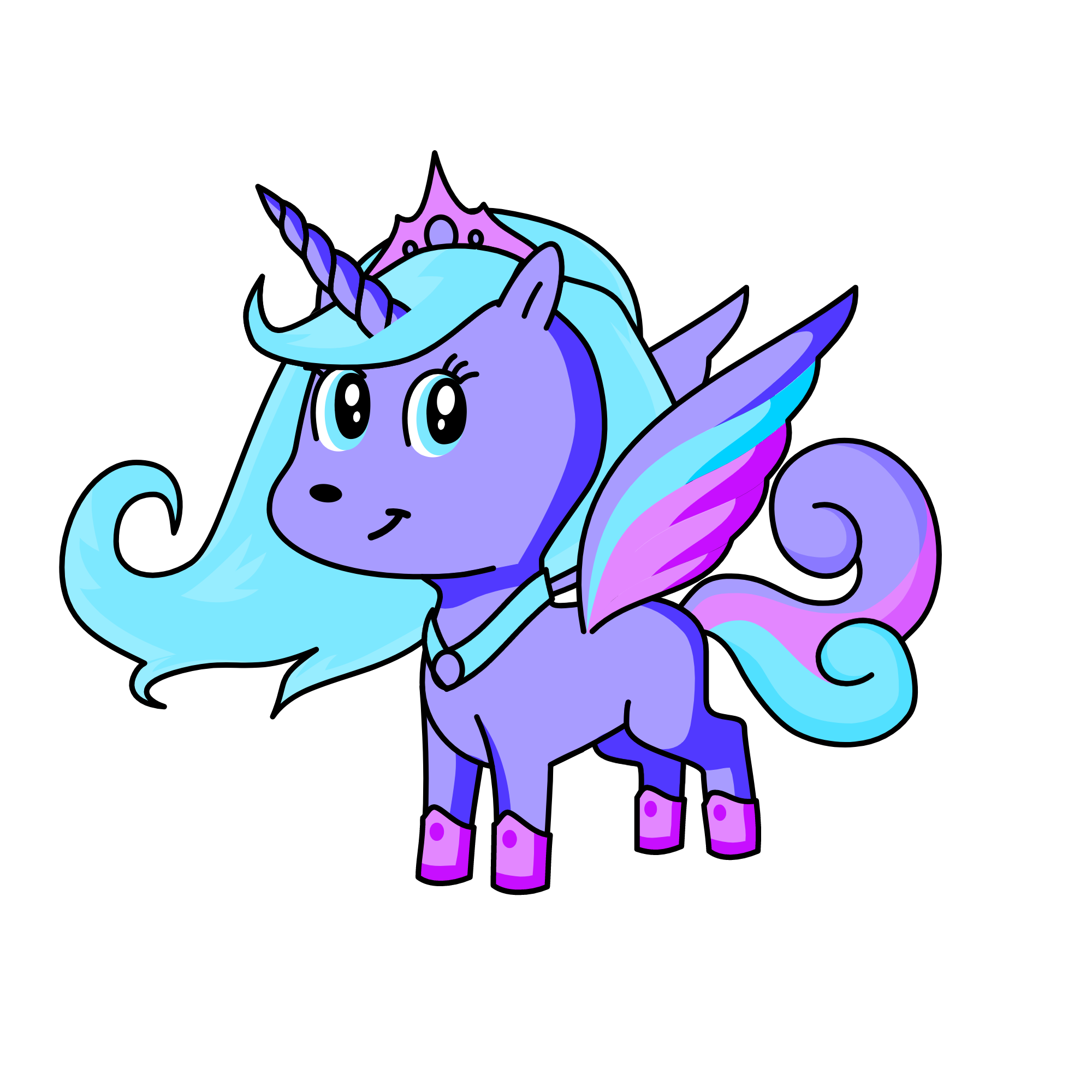 shiny, the unicorn