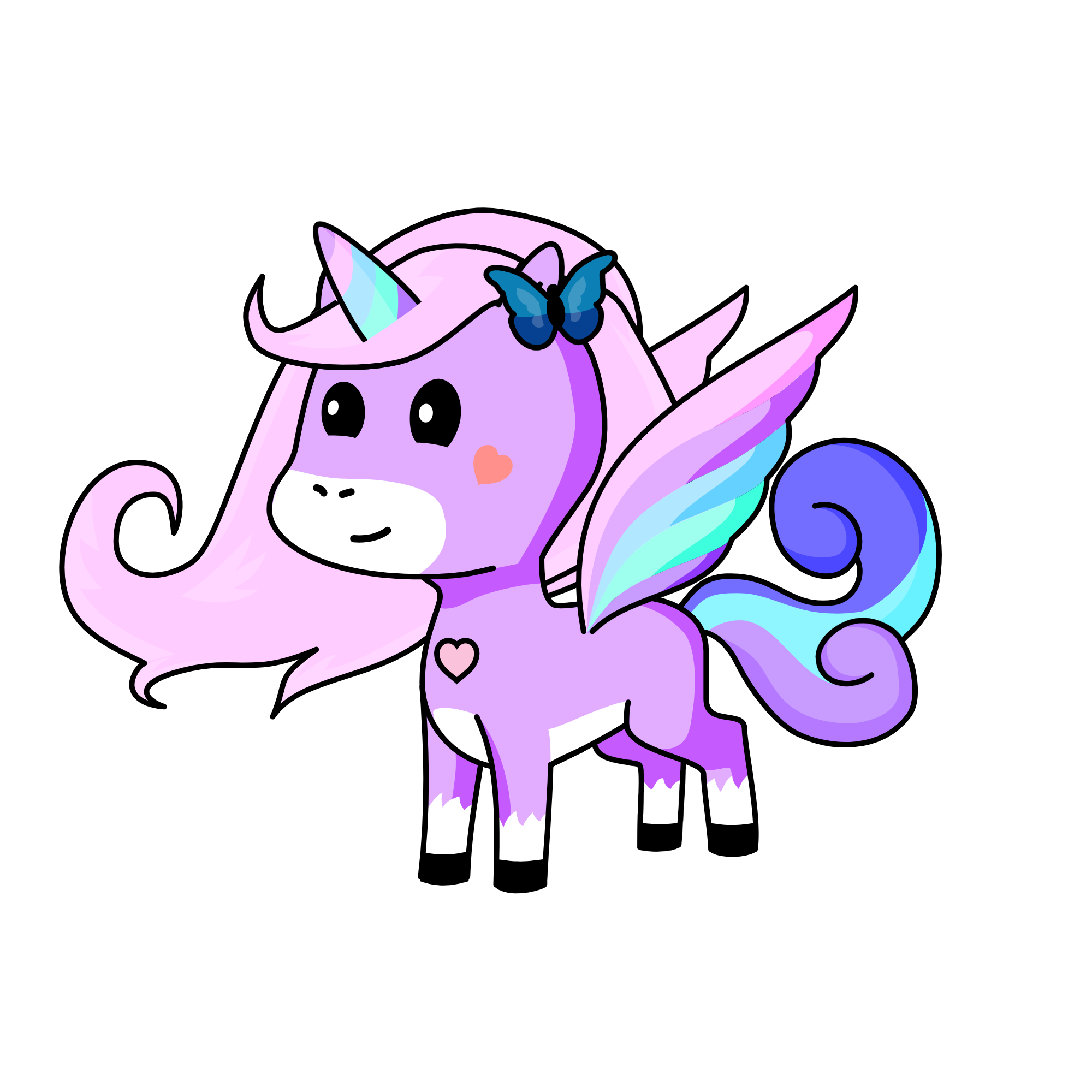 pastelkittycorn, the unicorn