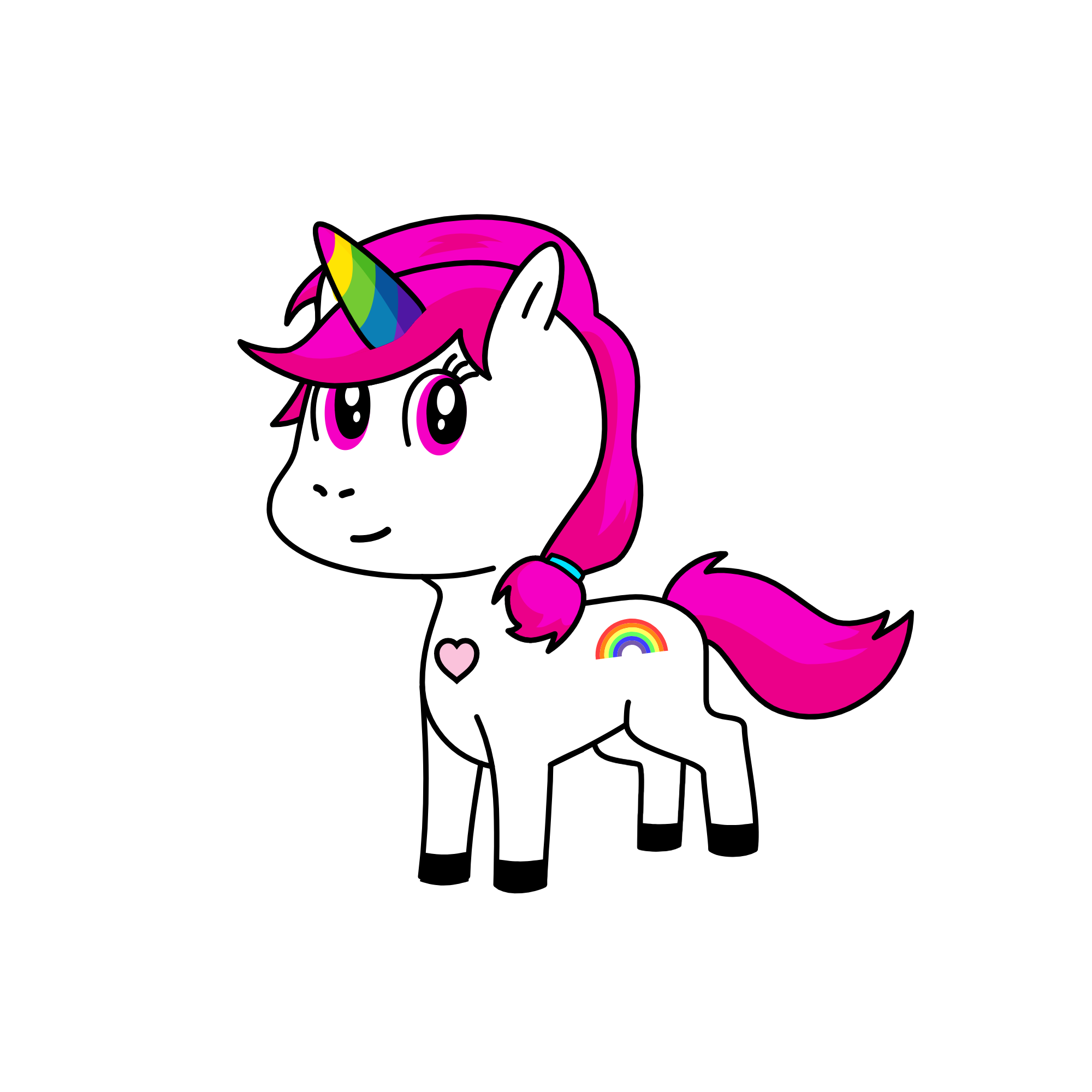rainbow, the unicorn