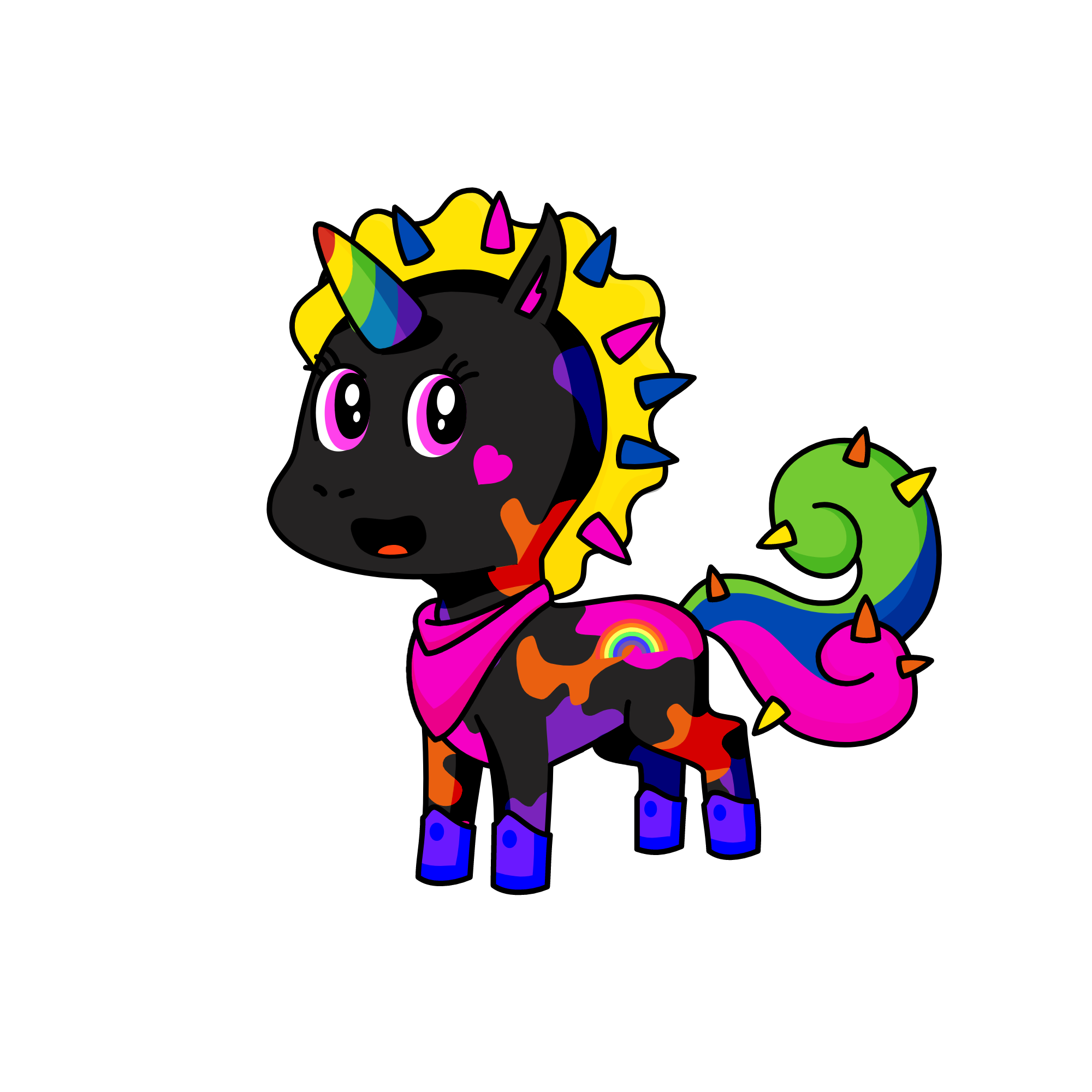 Rainboey, the unicorn