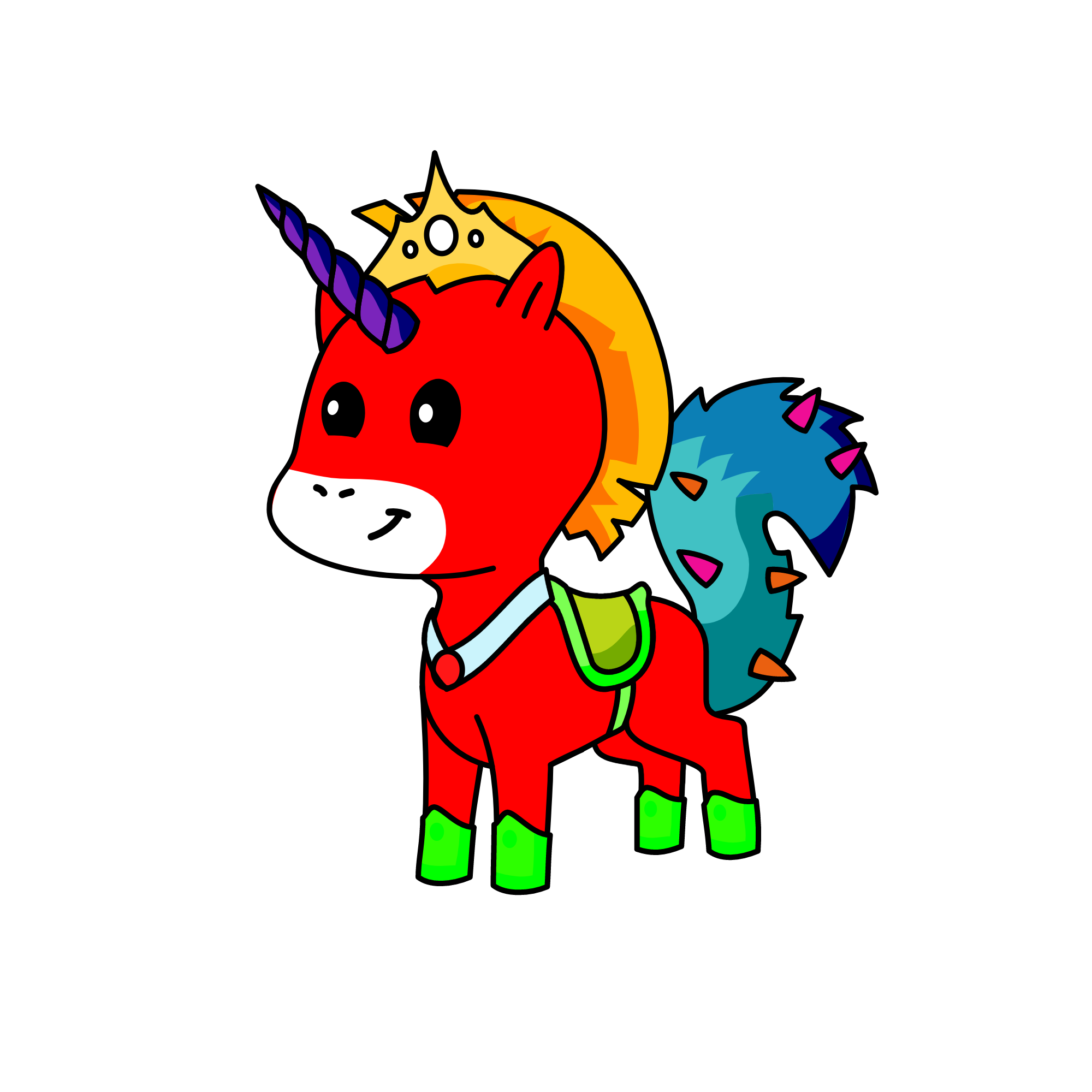 king uni, the unicorn