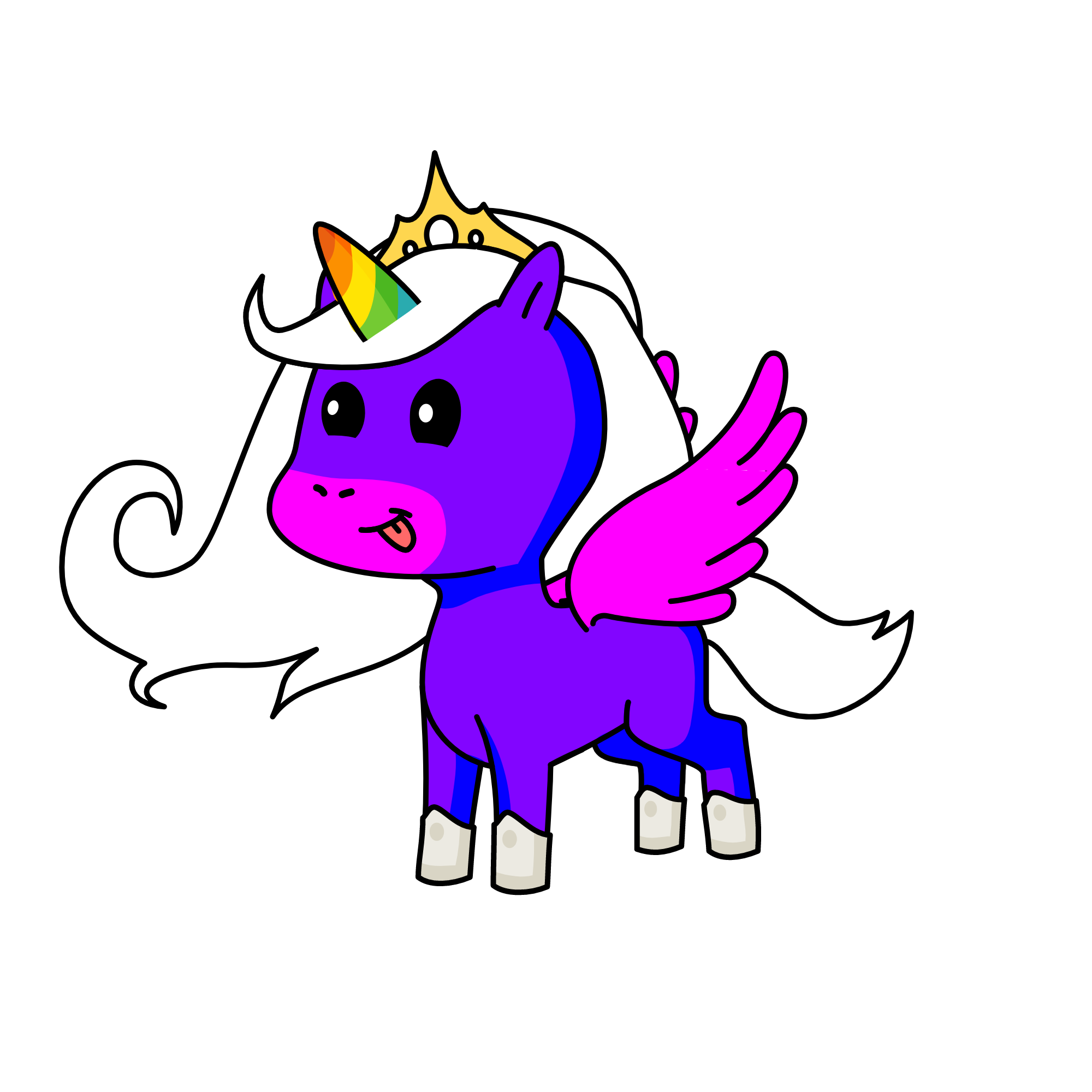 World's Beautiful Youngicorn, the unicorn