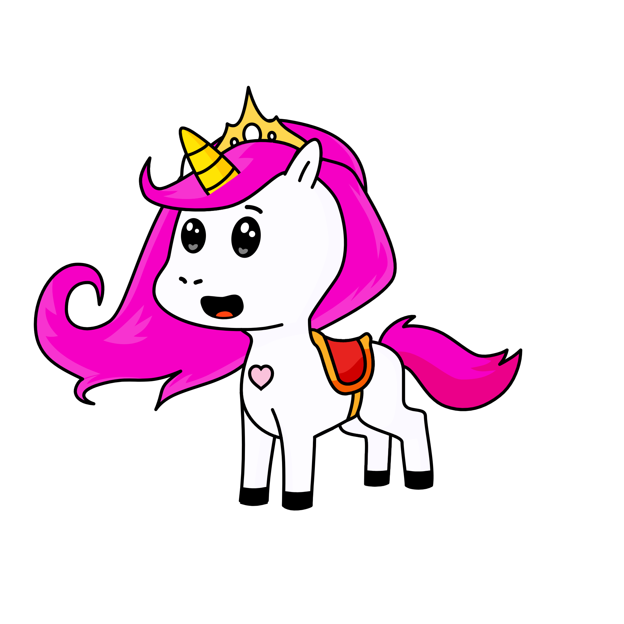 Sparkles, the unicorn