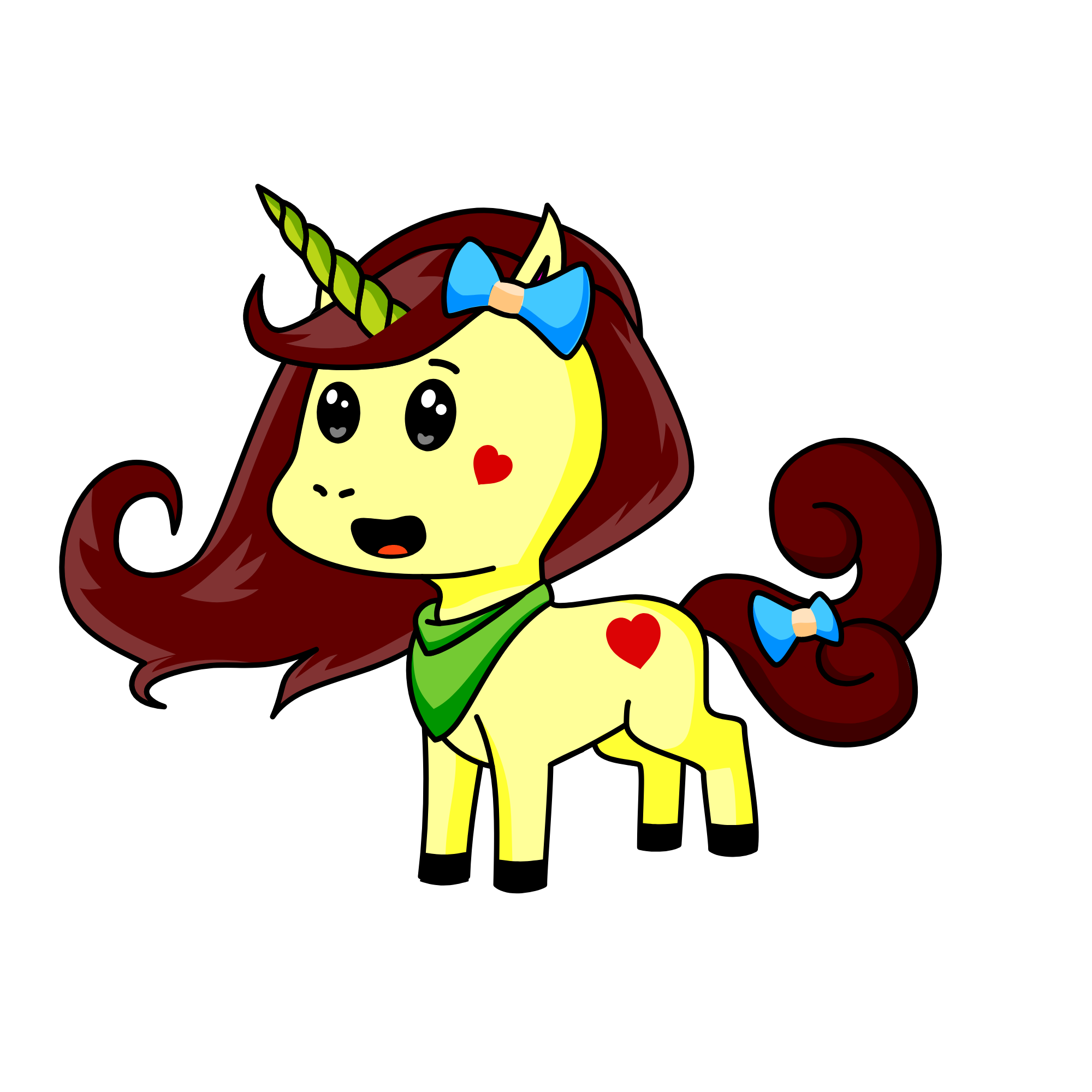 Daffodilia, the unicorn