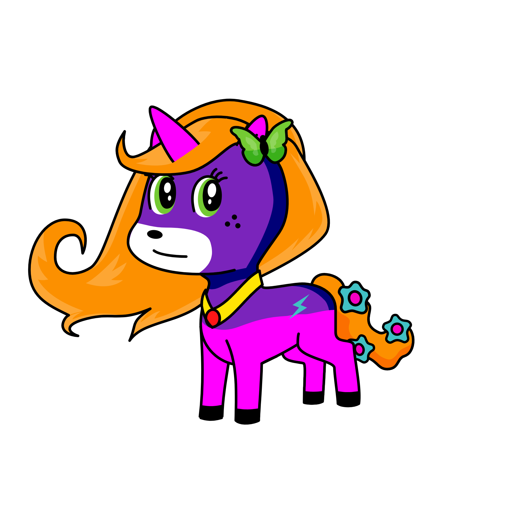 şirin, the unicorn