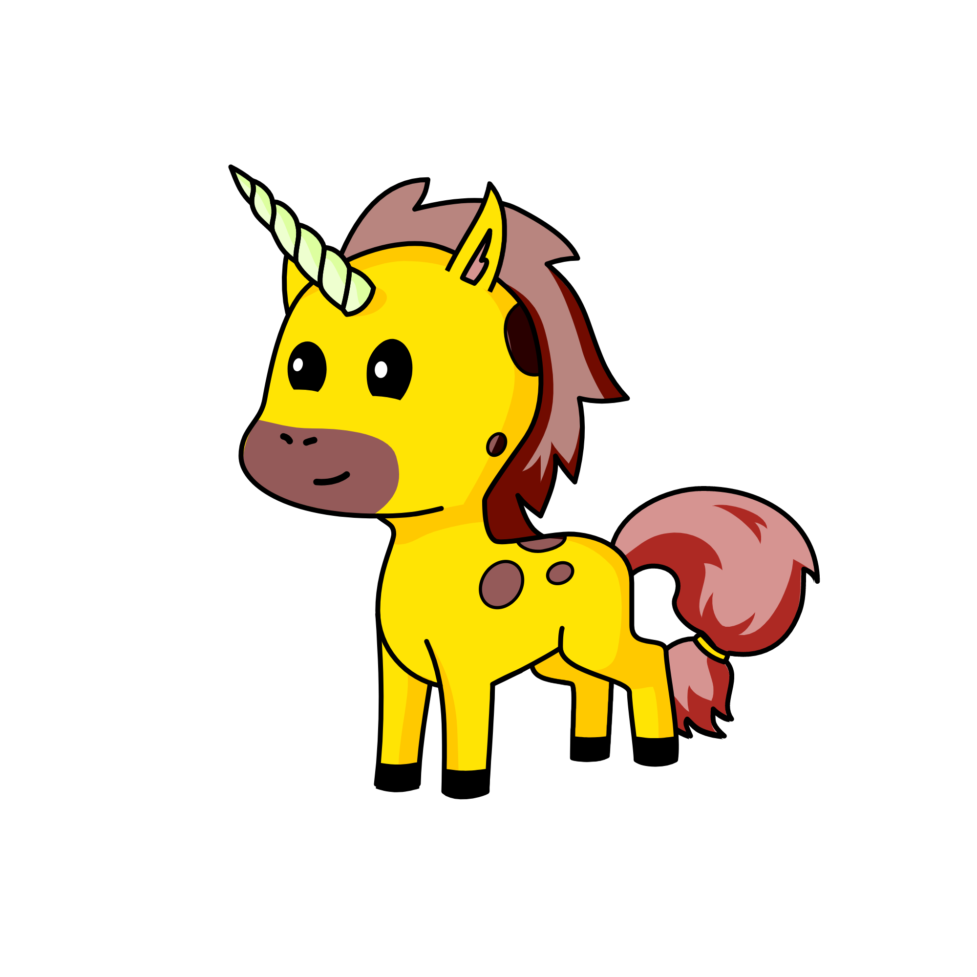Giraffecorn, the unicorn