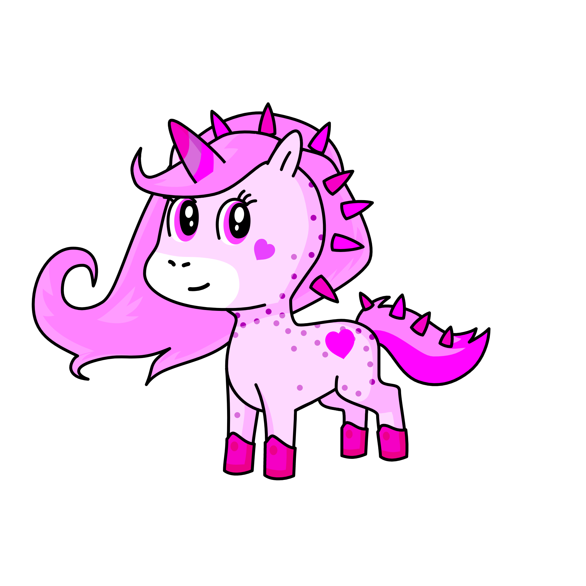 Angela Amethyst , the unicorn