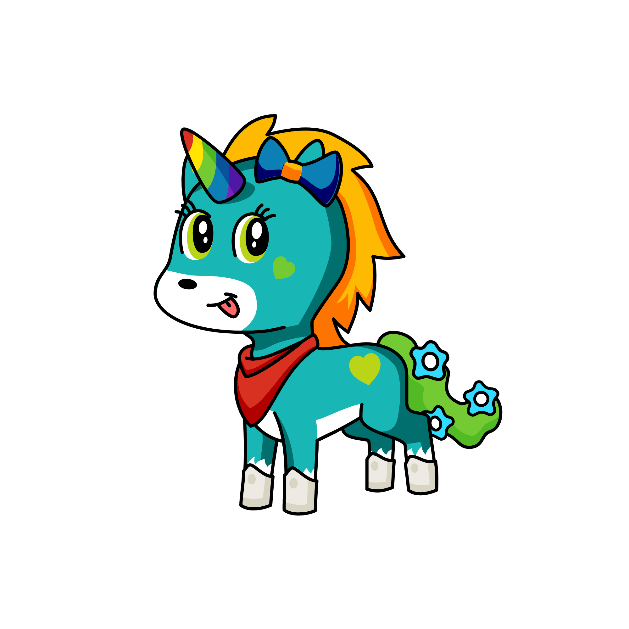 Queen, the unicorn