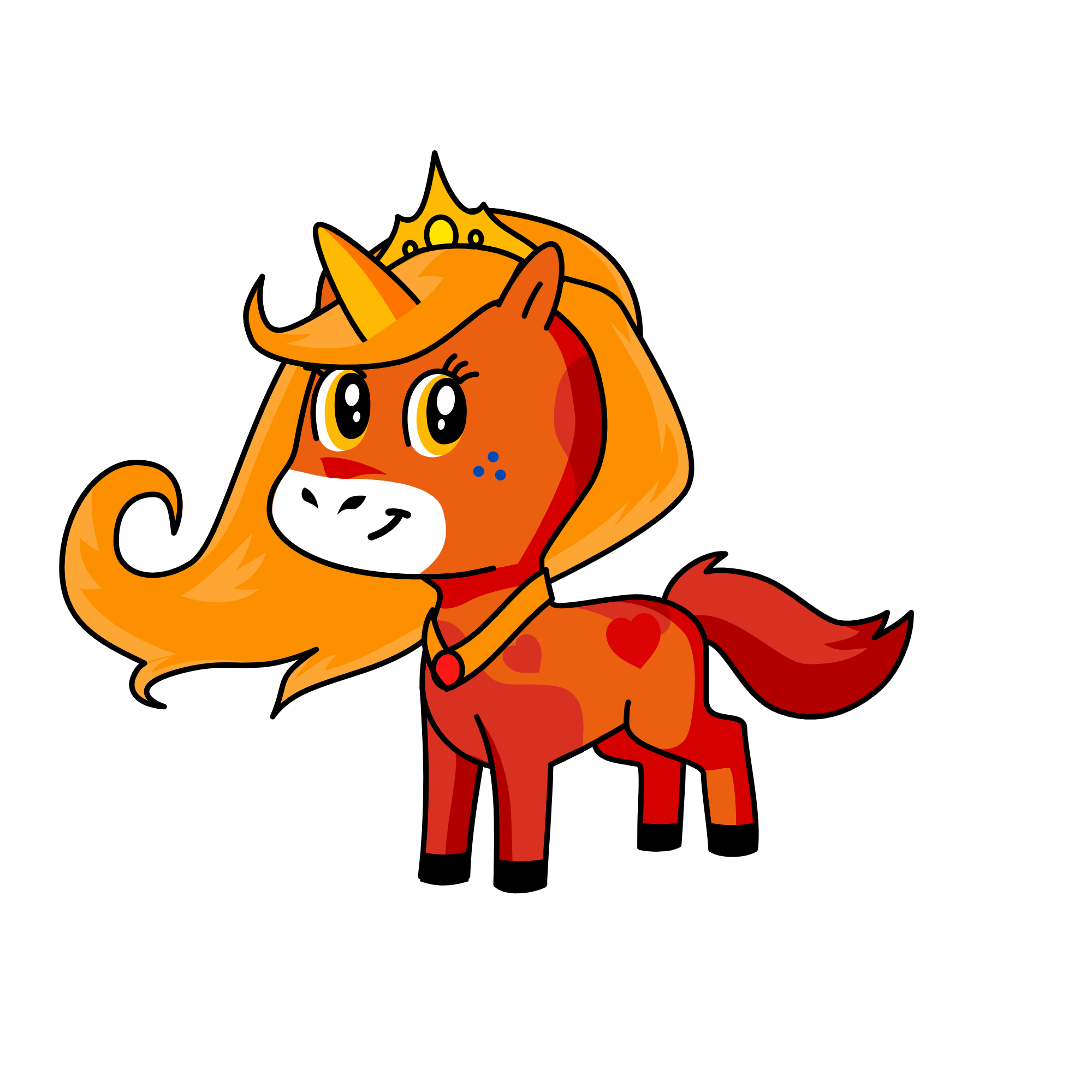 beatifulwilly( queen ), the unicorn