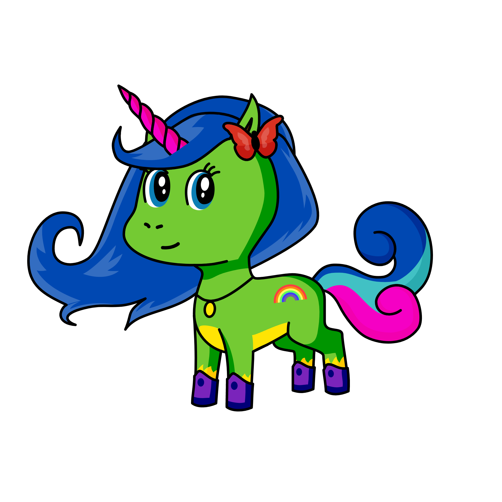 candy, the unicorn