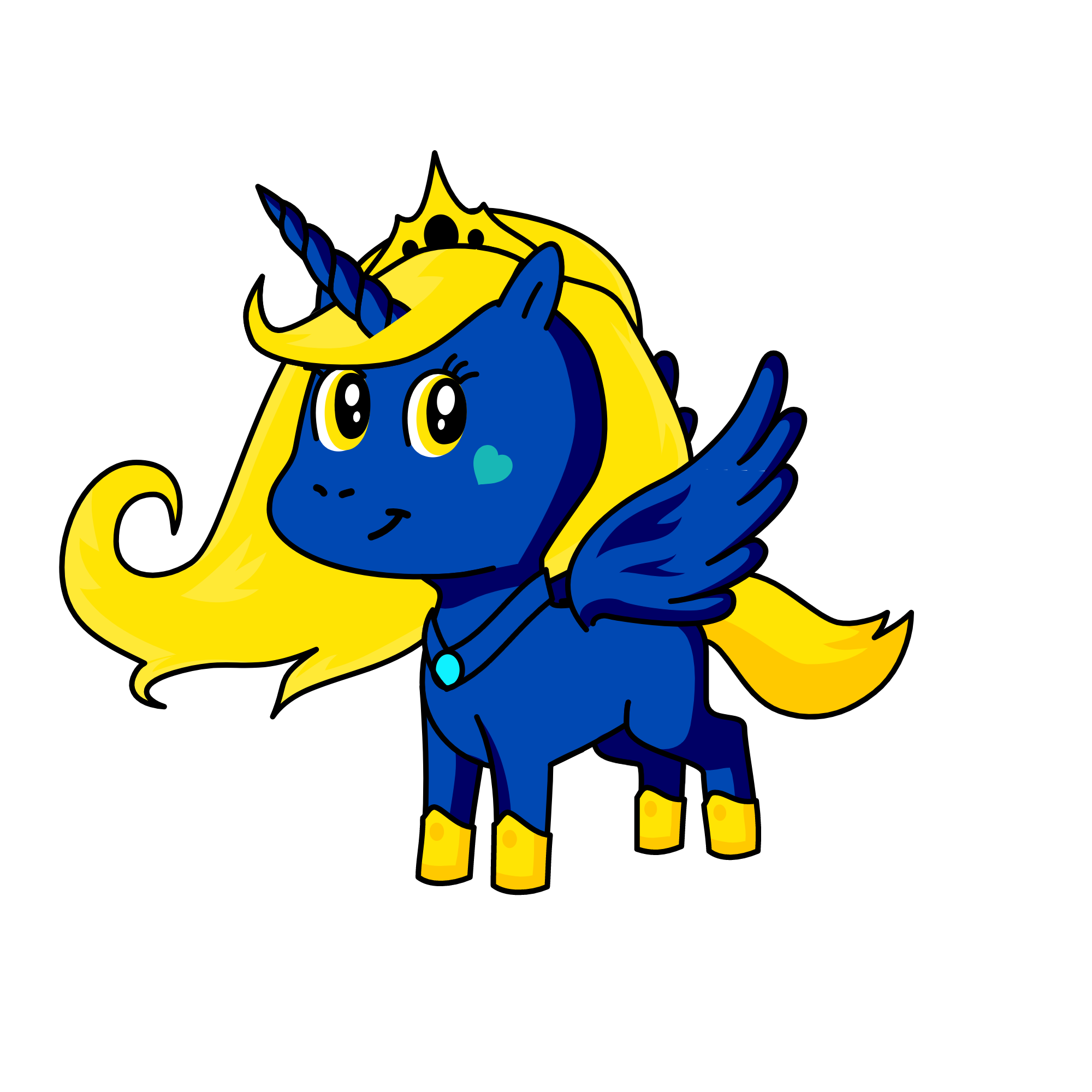 Nightmare Sparkle, the unicorn