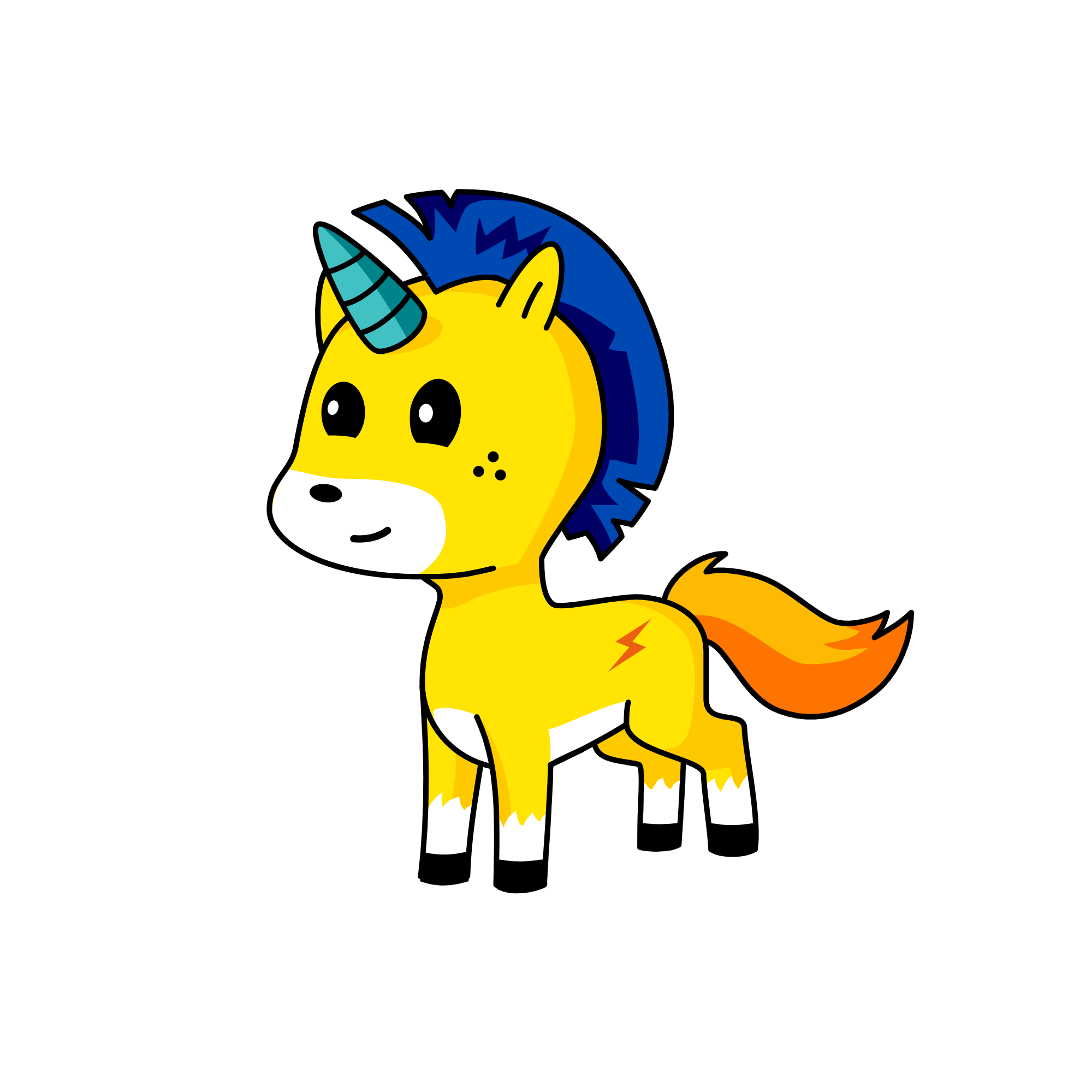 flash, the unicorn