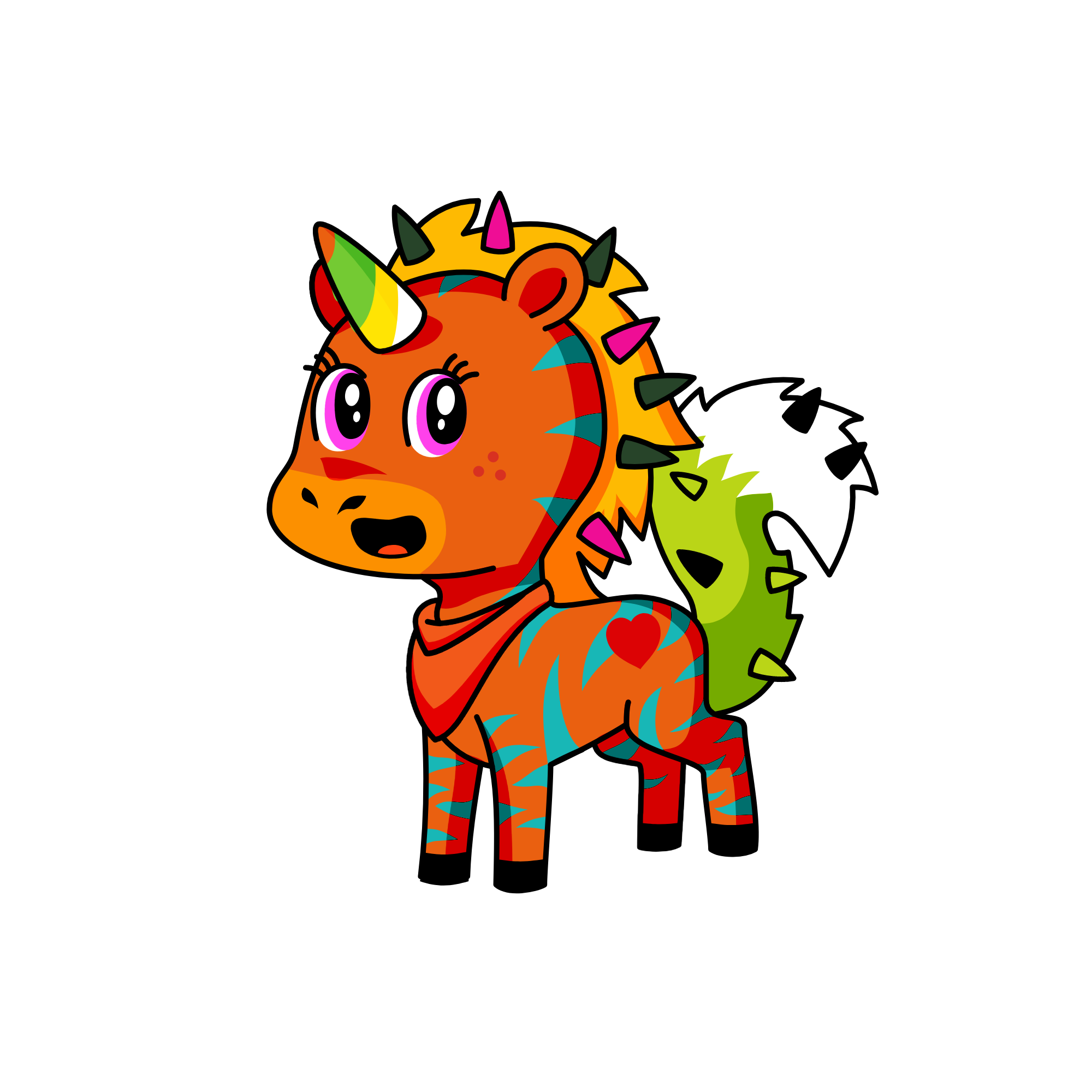 فراشه, the unicorn
