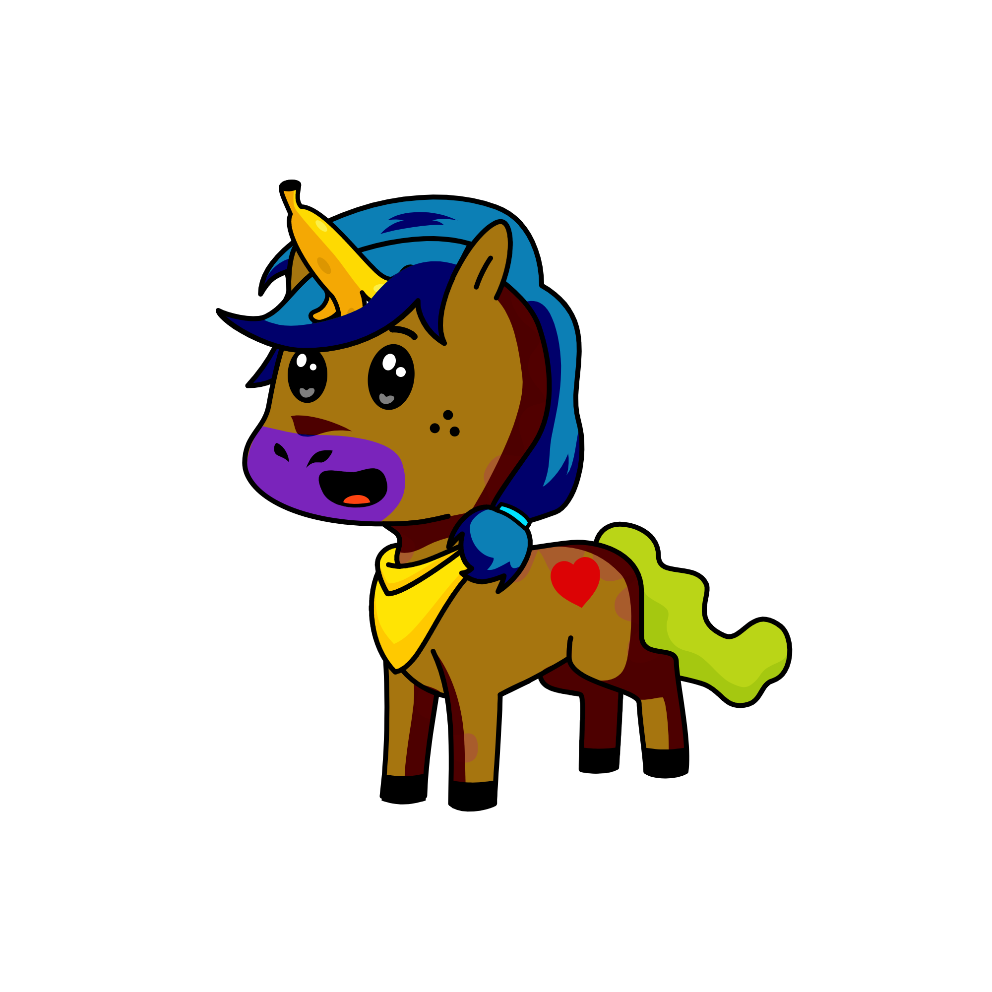 Monkey, the unicorn