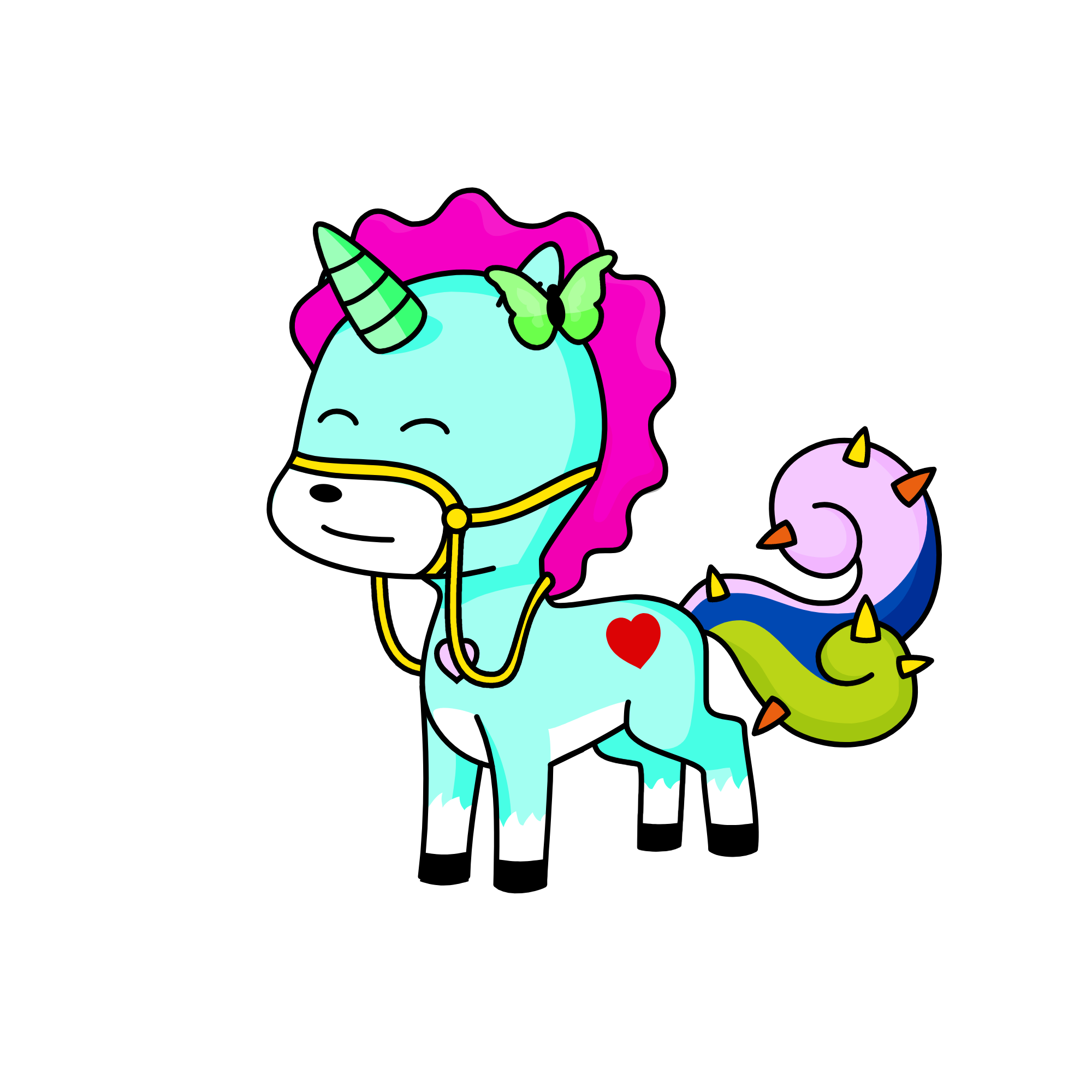 Lime (Twin of lemon), the unicorn