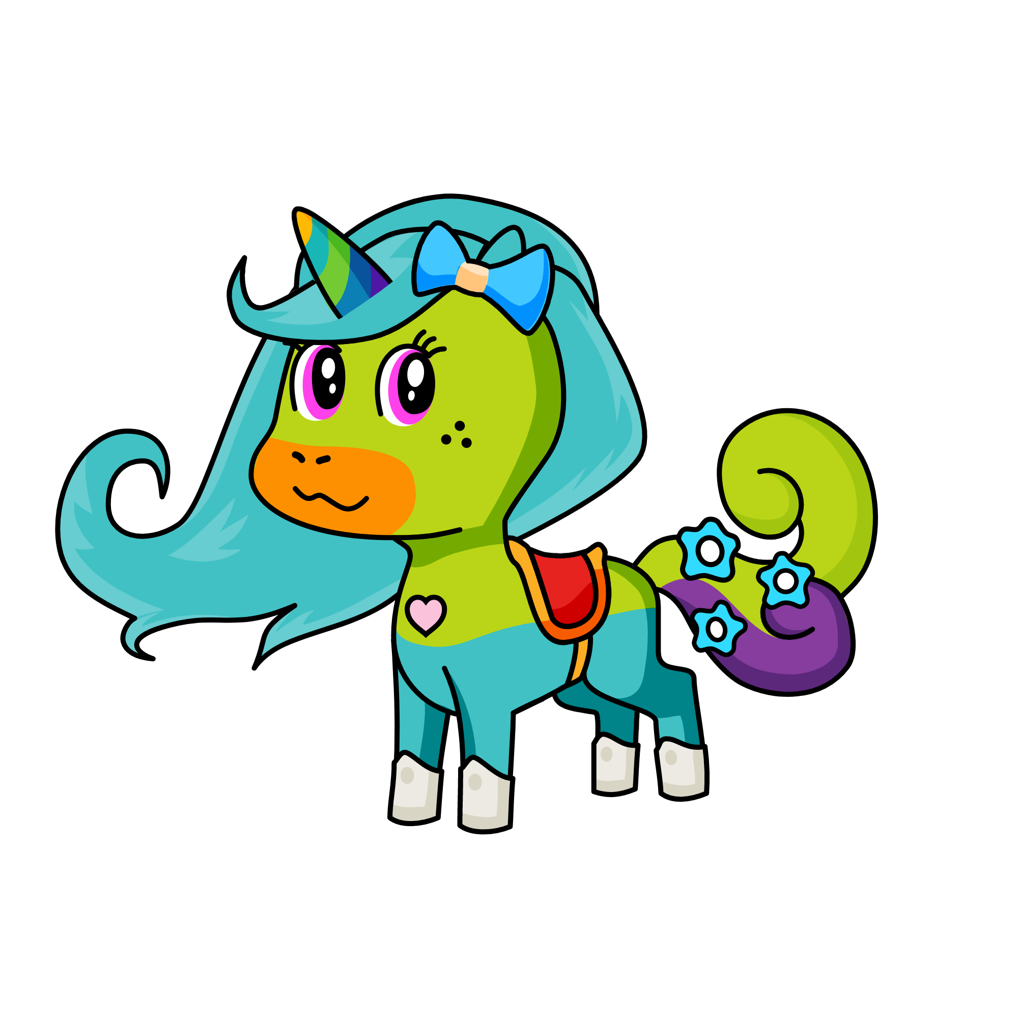 rainbow, the unicorn