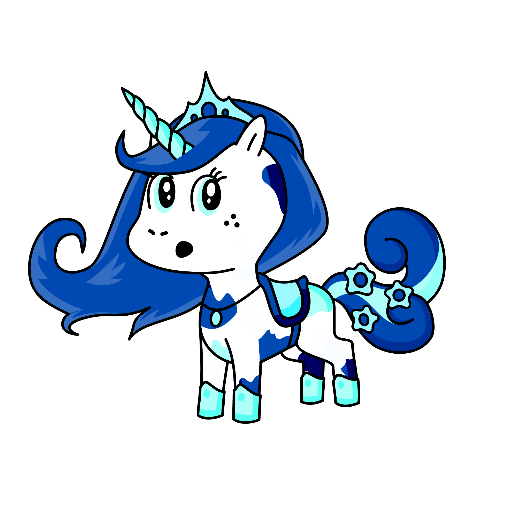 Snowbell, the unicorn