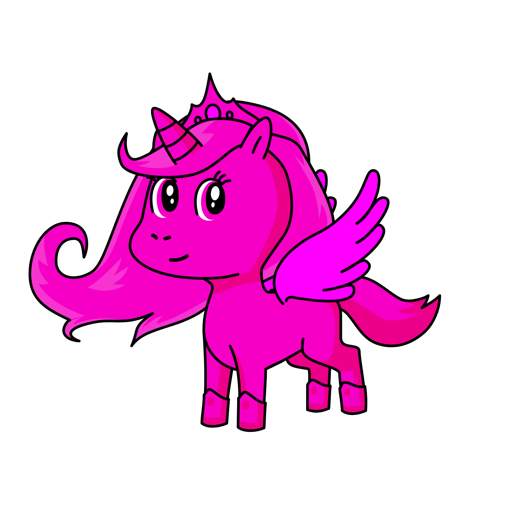 PINKY, the unicorn